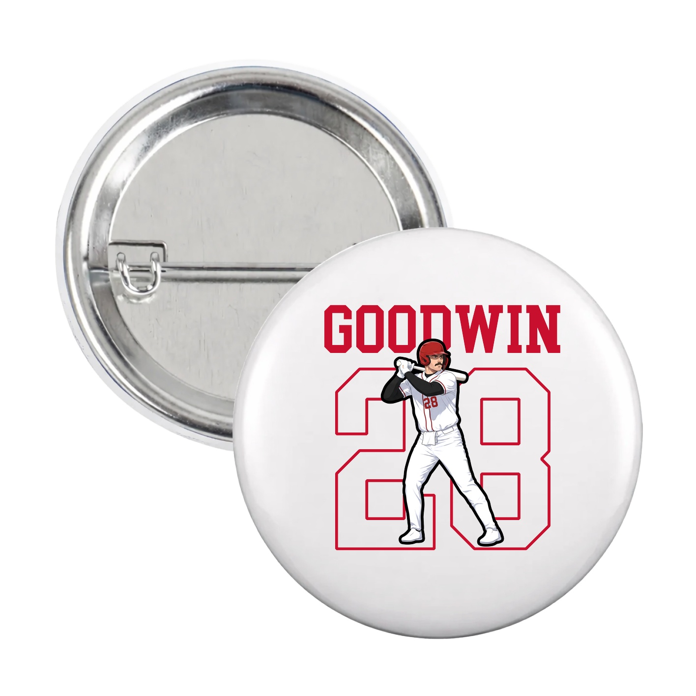 Game Day Button — Shirsey in White