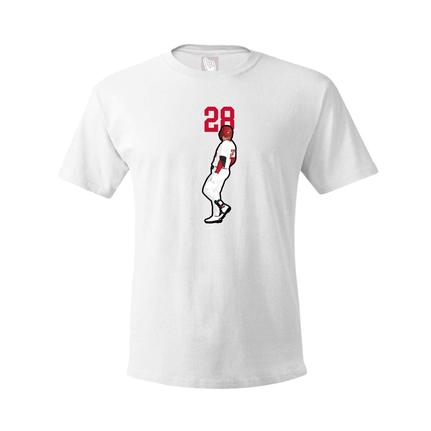 Tee — Number Top in White