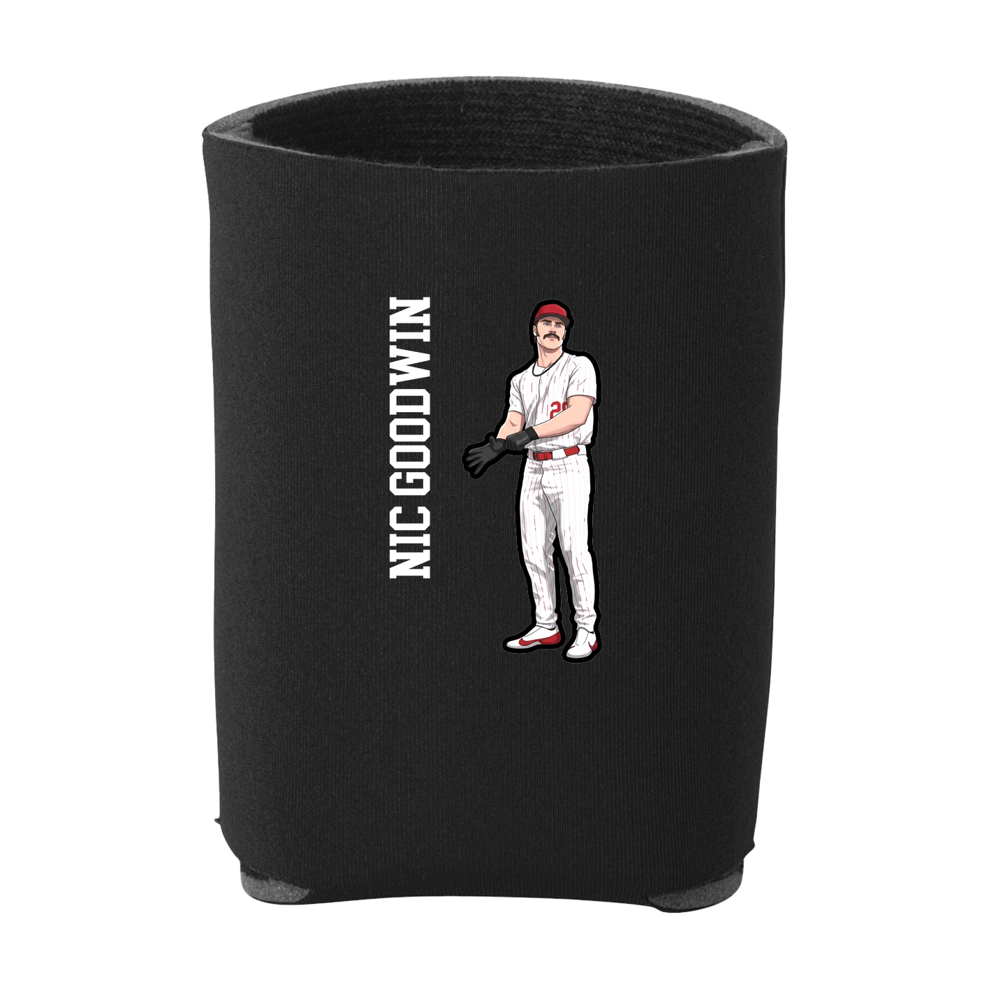 Can Holder — Name Vertical in Black