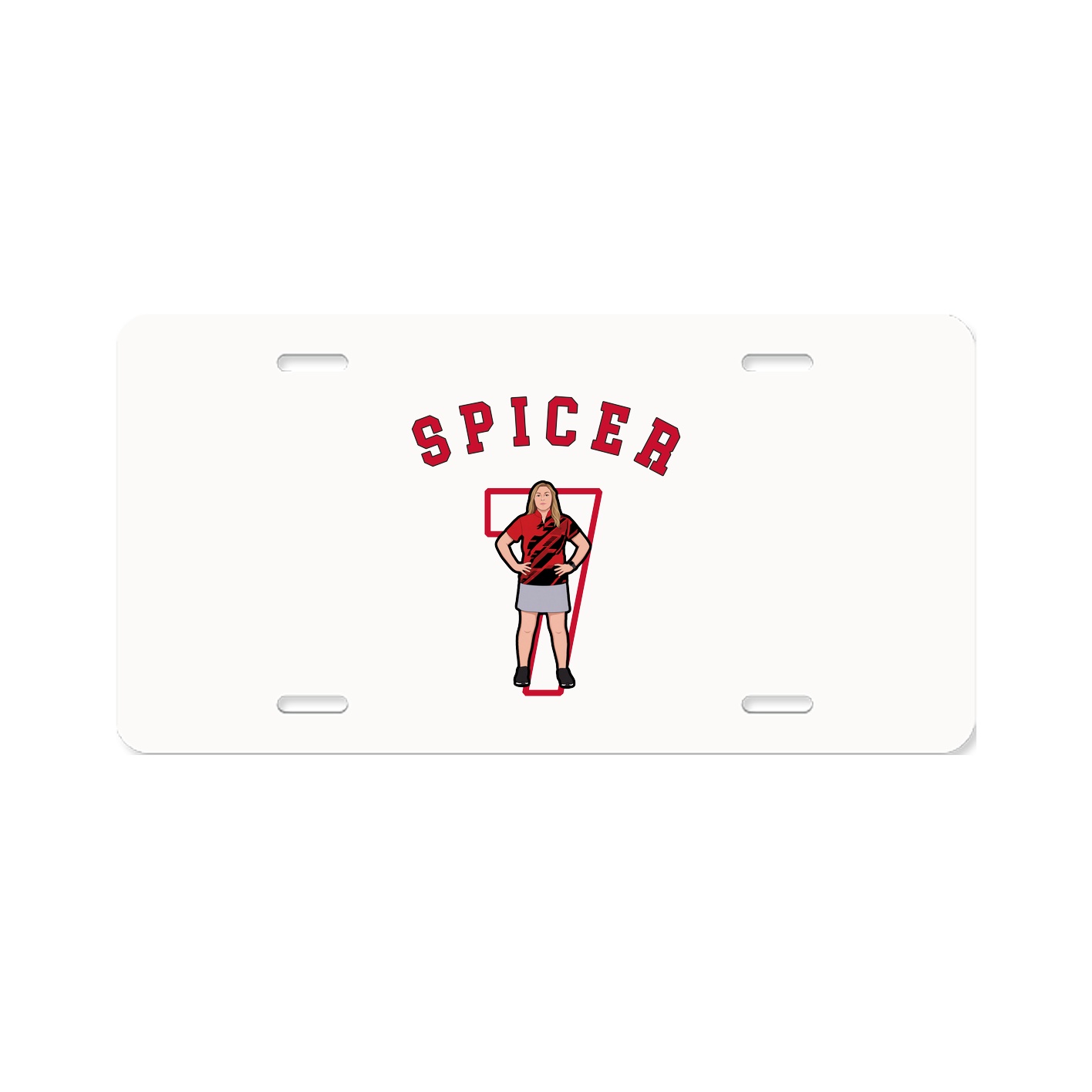 License Plate — Shirsey Arch in Classic