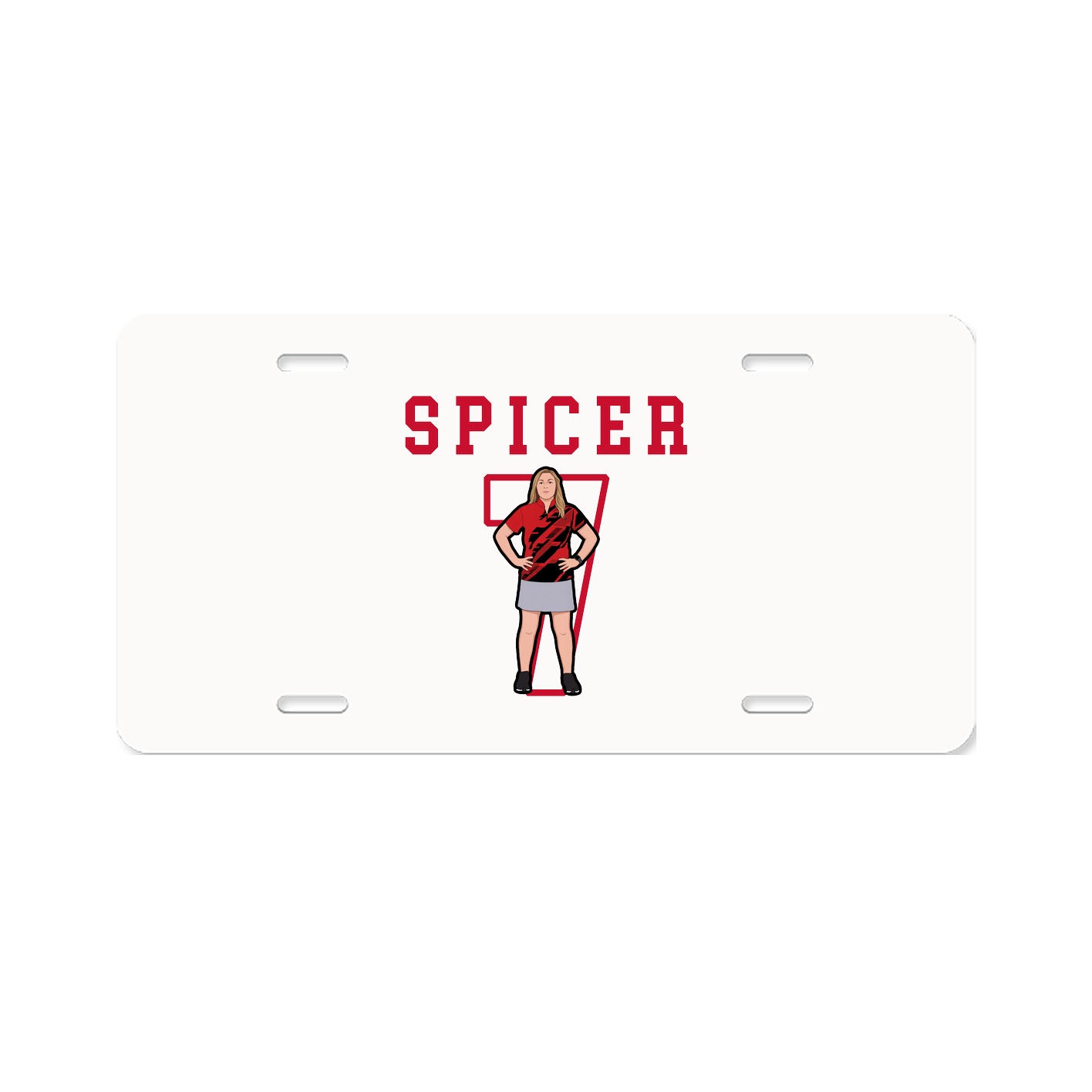 License Plate — Shirsey in Classic