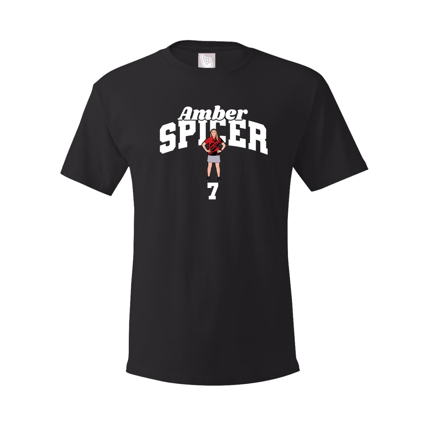 Youth Tee — Signature Arch in Black