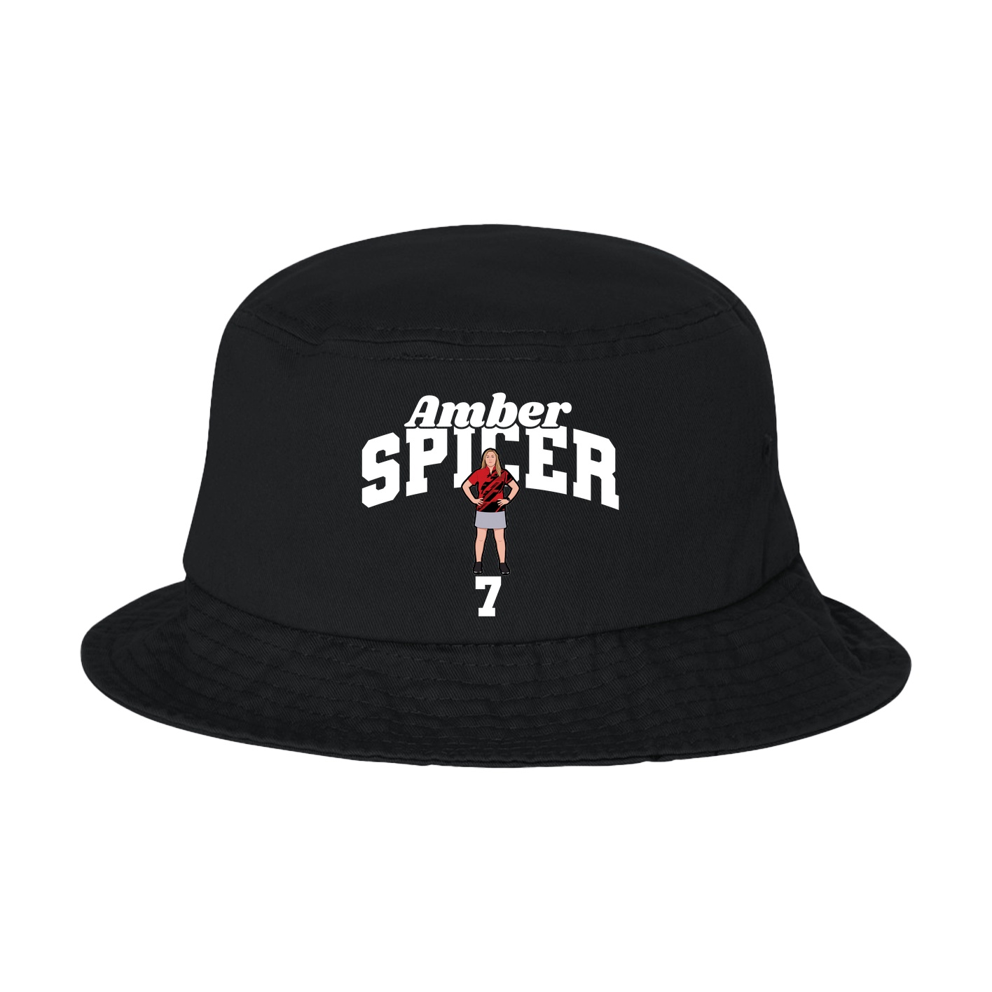 Bucket Cap — Signature Arch in Black