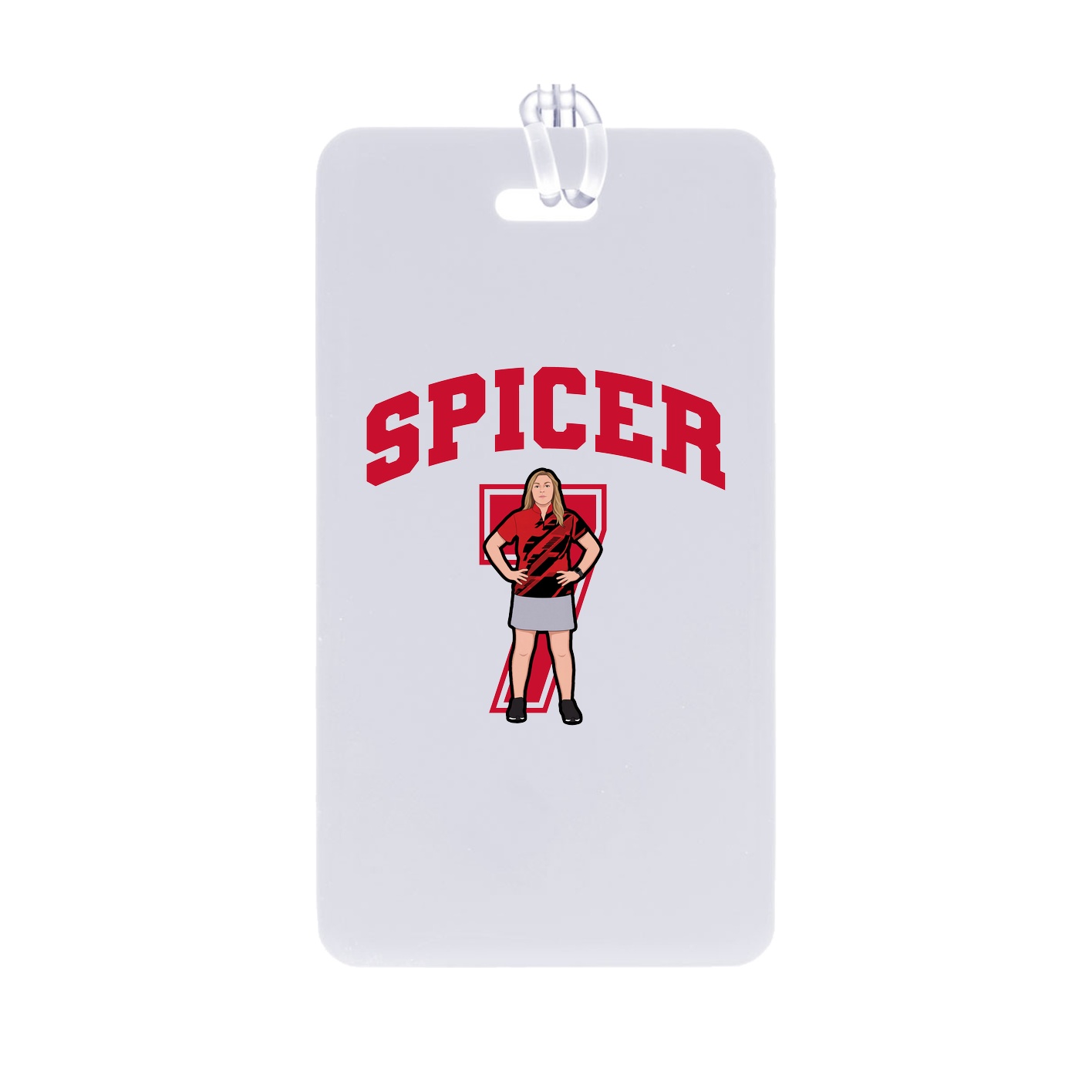 Bag Tag — Number in Classic