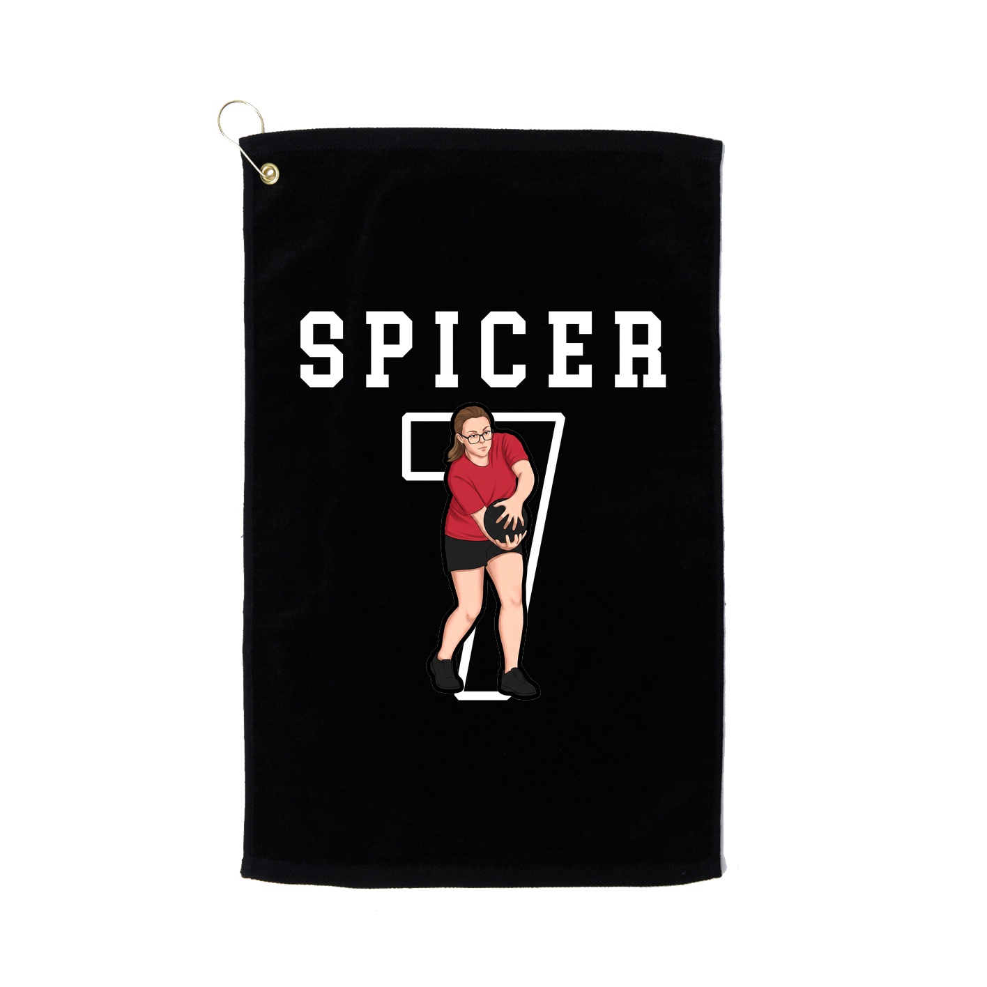 Golf Towel — Shirsey in Black