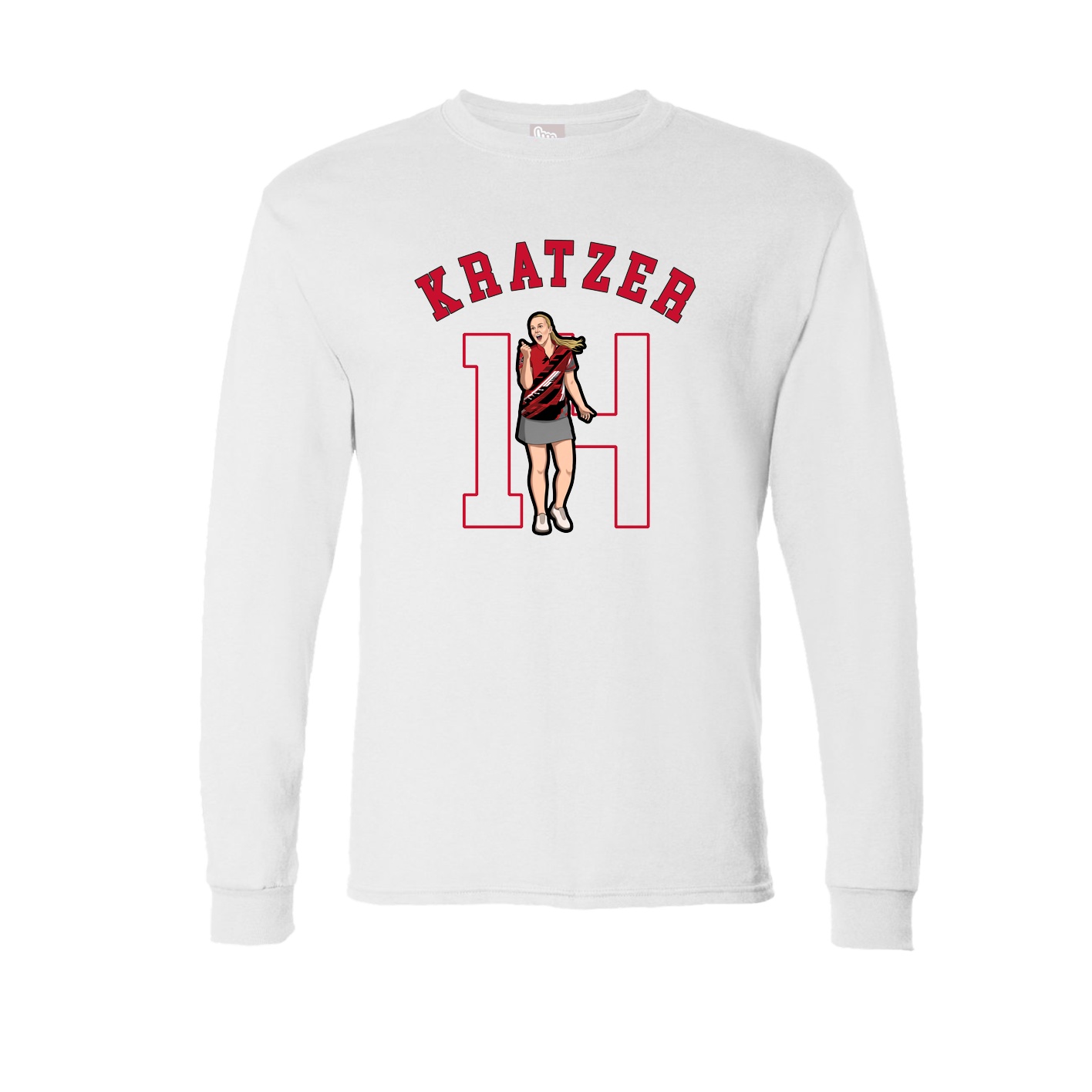 Long Sleeve Tee — Shirsey Arch in White