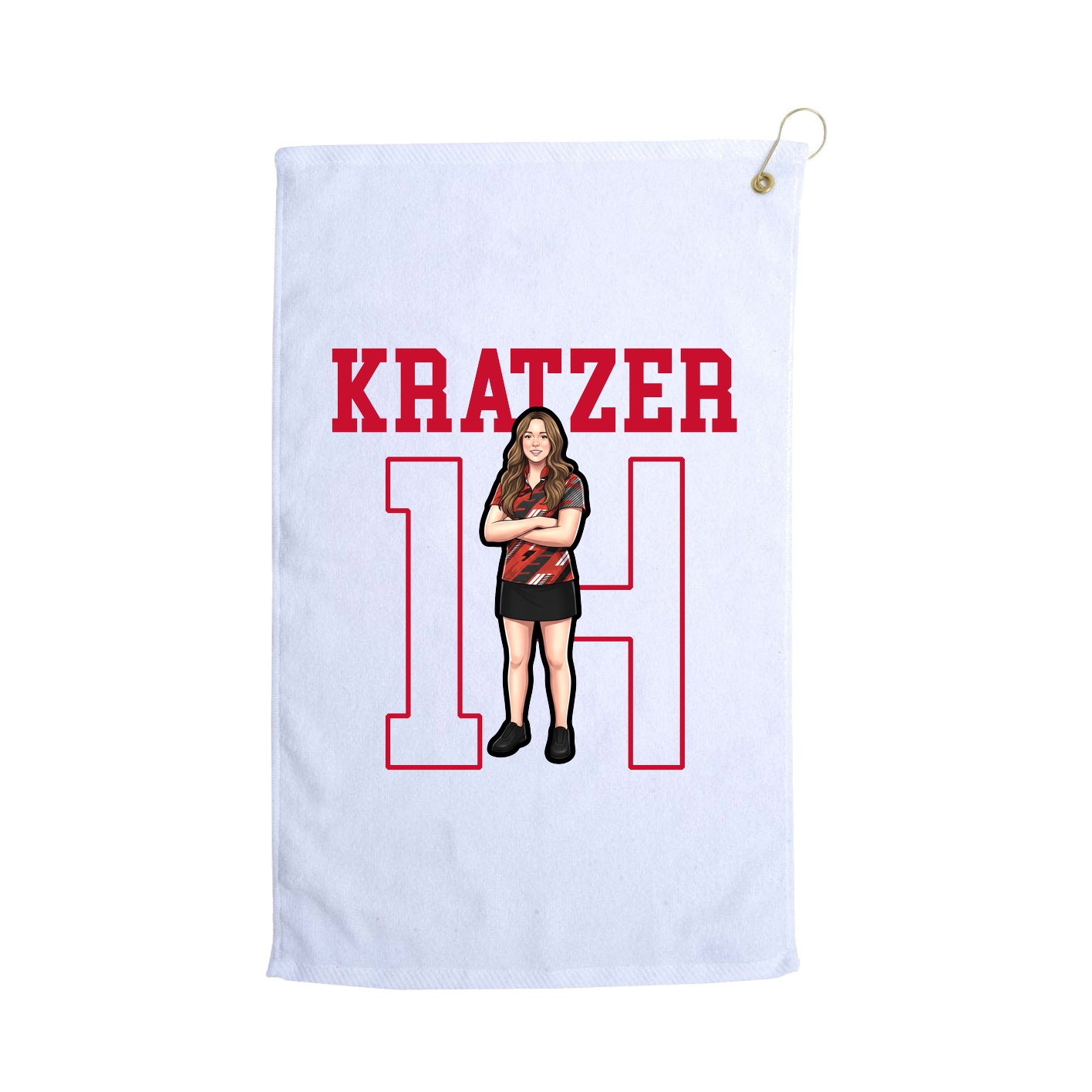 Golf Towel — Shirsey in White