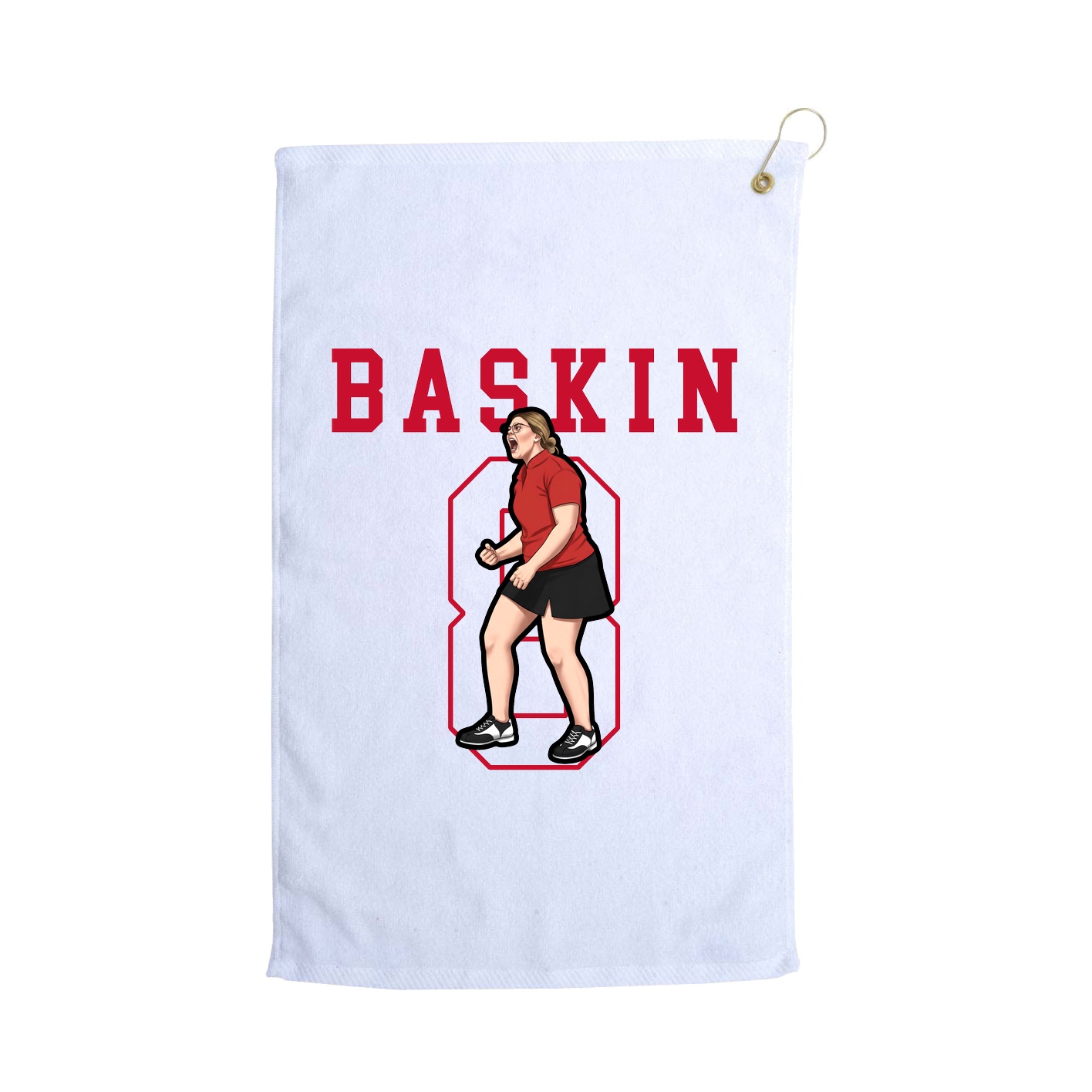 Golf Towel — Shirsey in White
