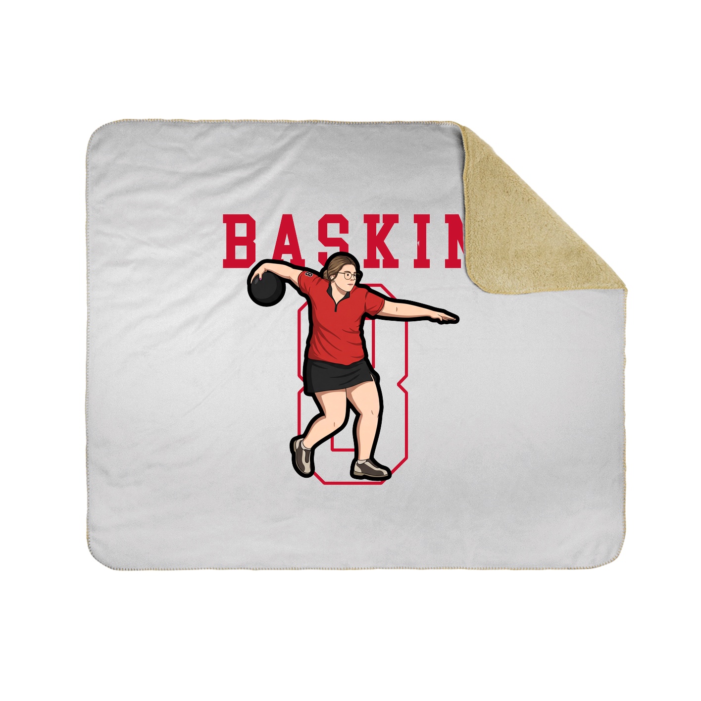 Throw Blanket — Shirsey in White