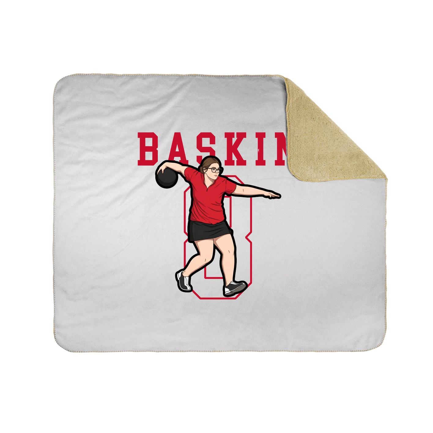 Throw Blanket — Shirsey in White