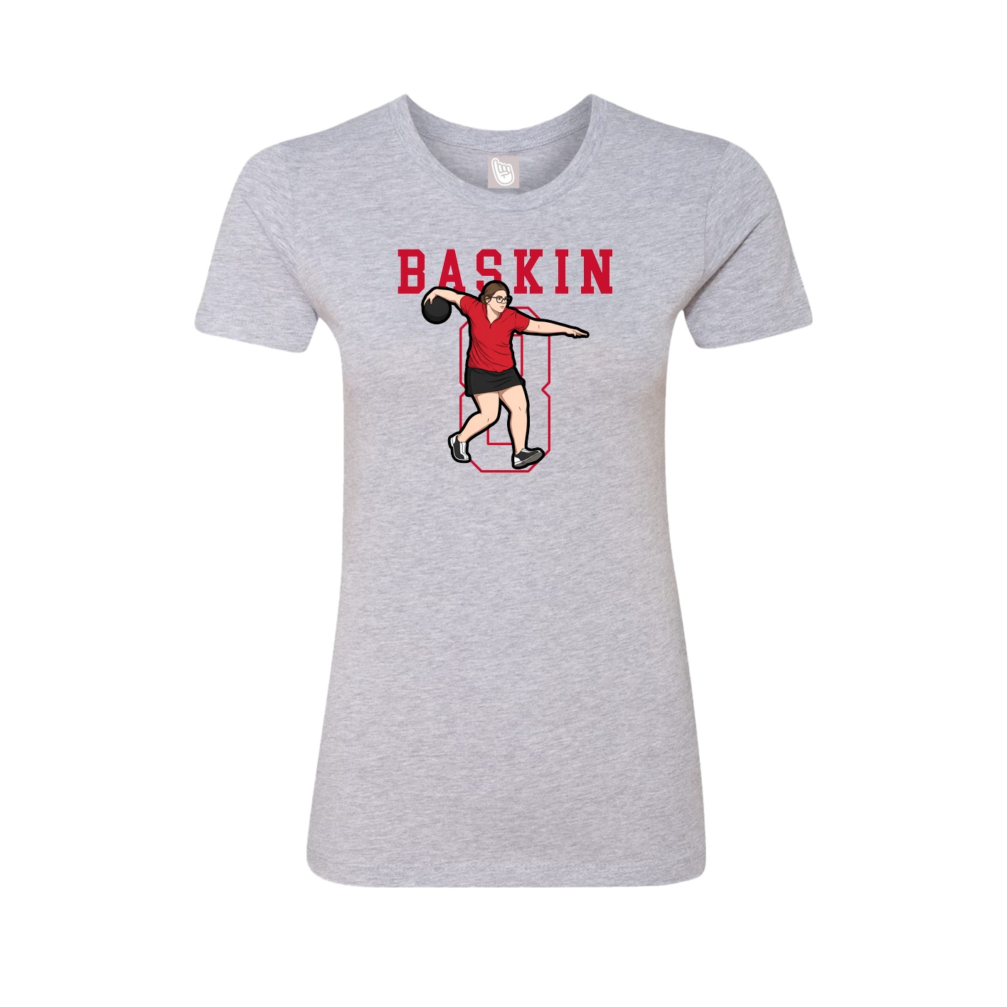 Fitted Women's Tee — Shirsey in Grey