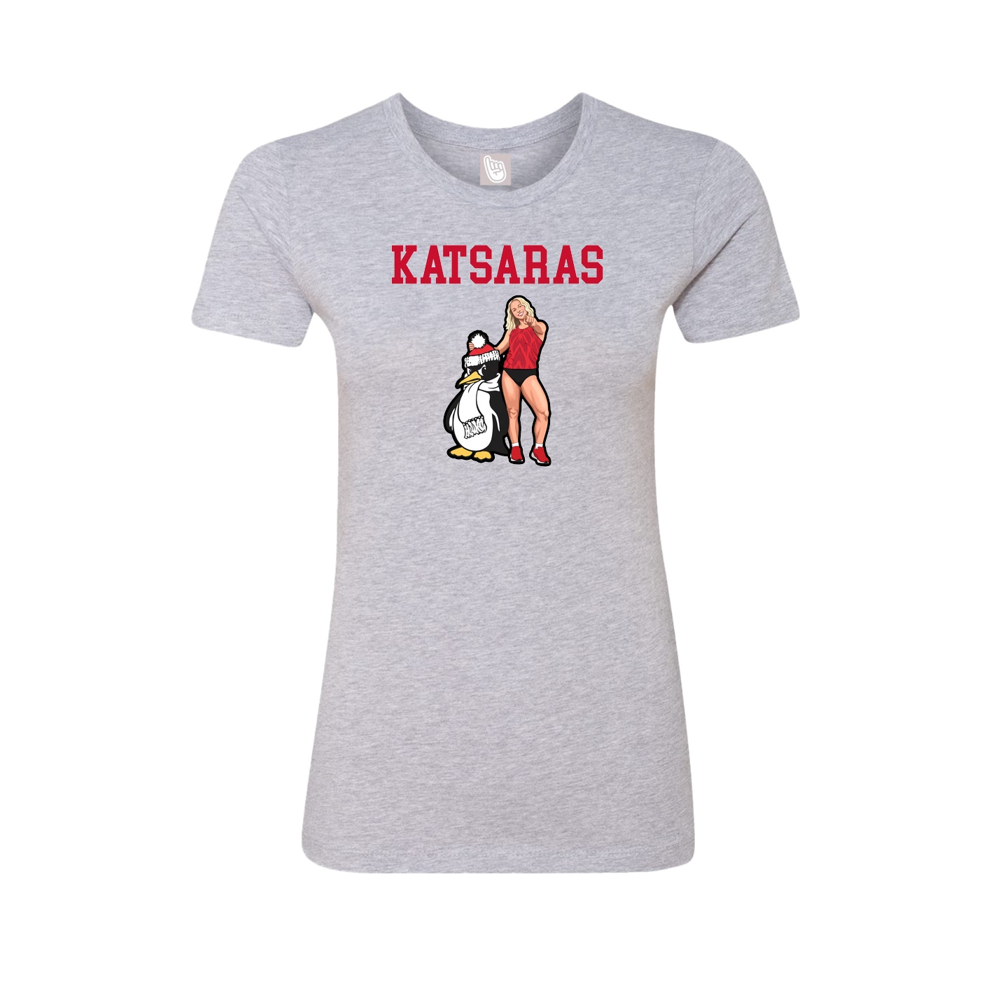 Fitted Women's Tee — Shirsey in Grey