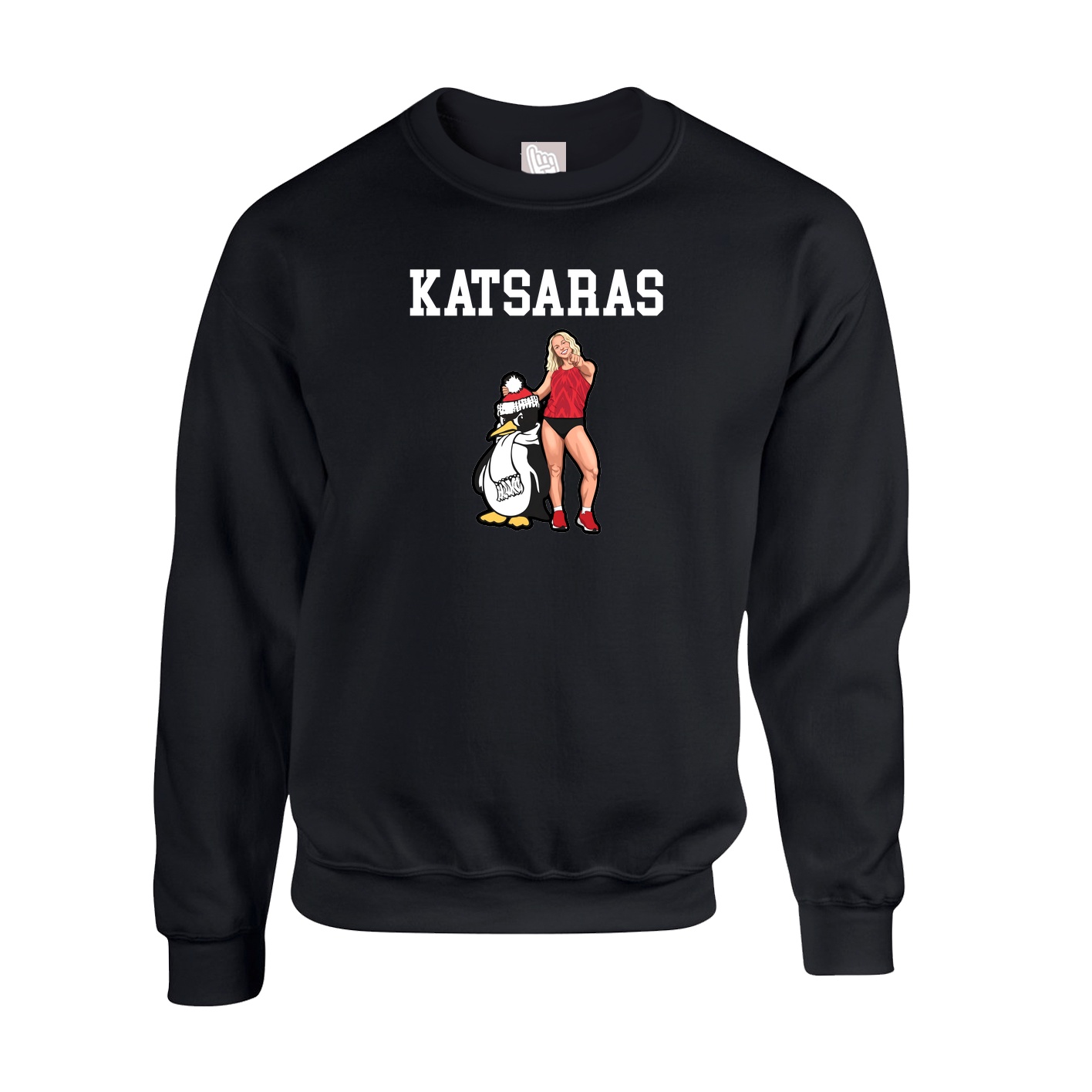 Fleece Crew — Shirsey in Black