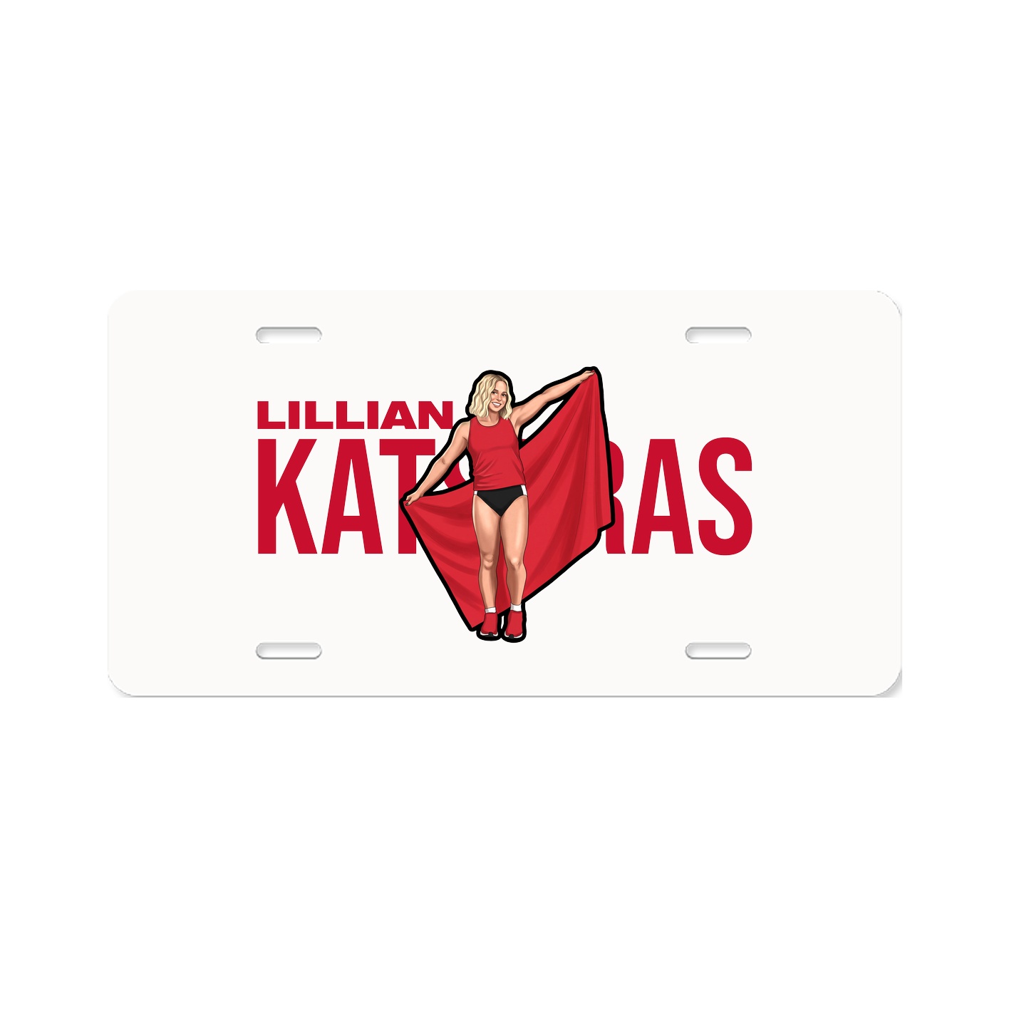 License Plate — Player Name in Classic