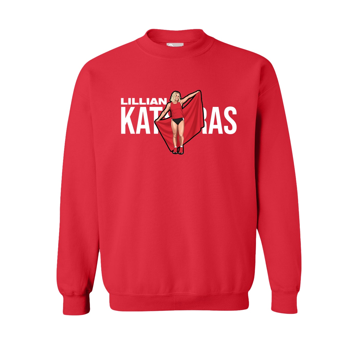 Fleece Crew — Player Name in Red