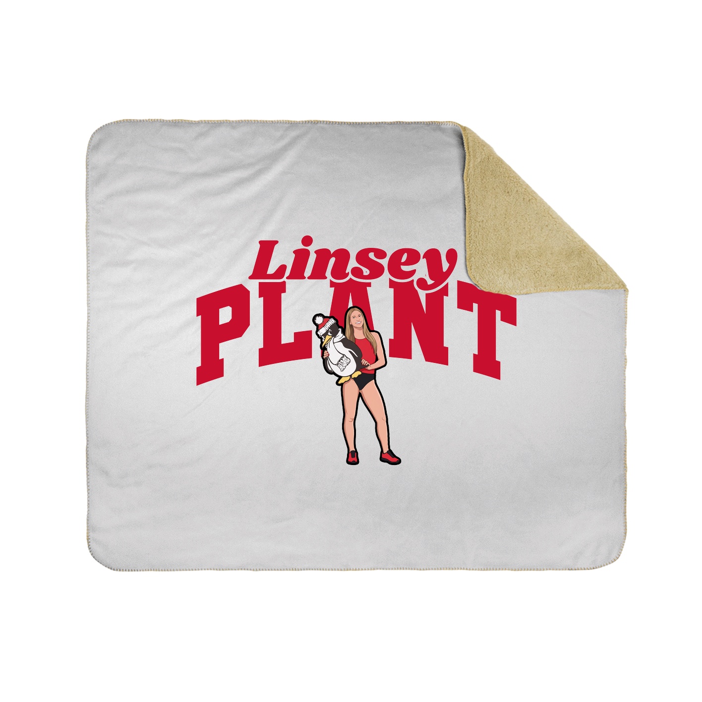 Throw Blanket — Signature Arch in White