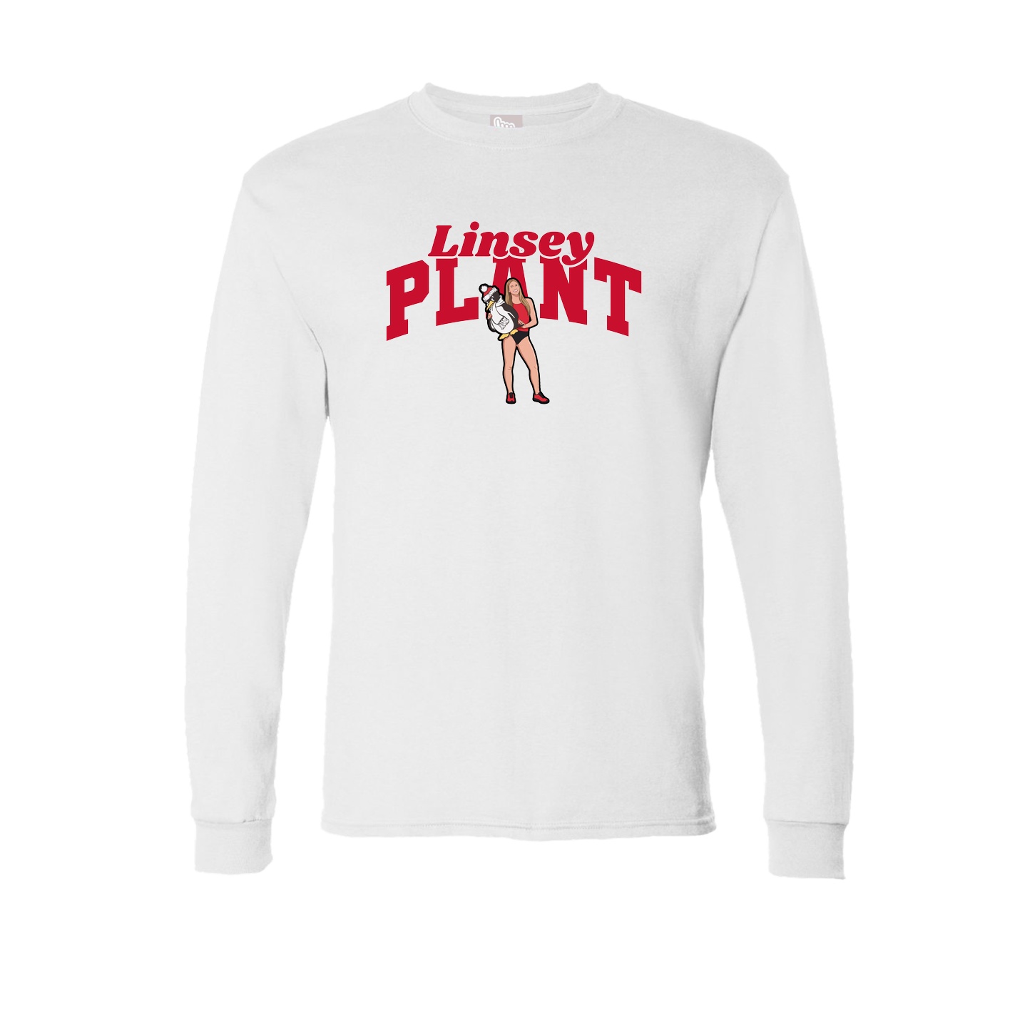 Long Sleeve Tee — Signature Arch in White