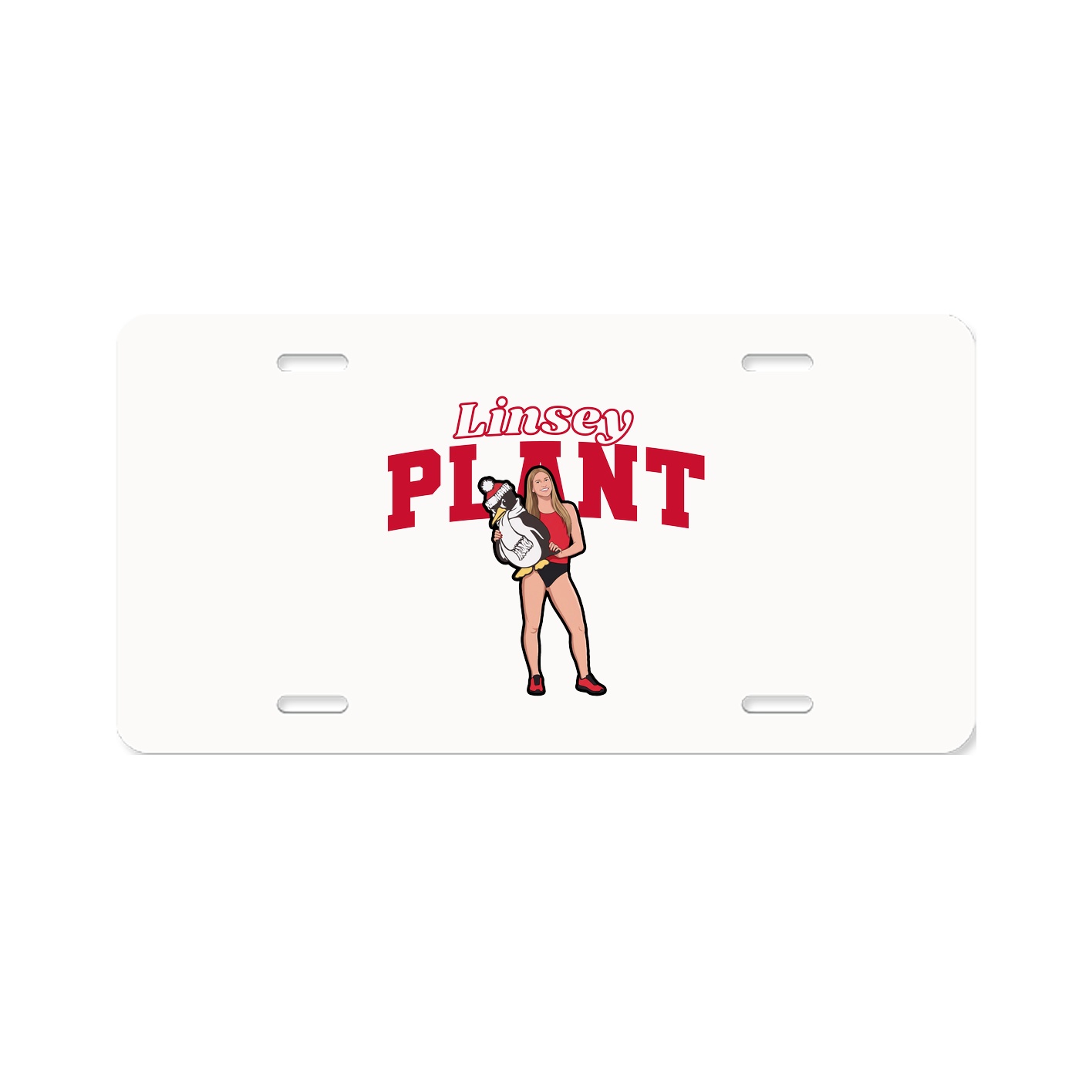 License Plate — Name Arch in Classic