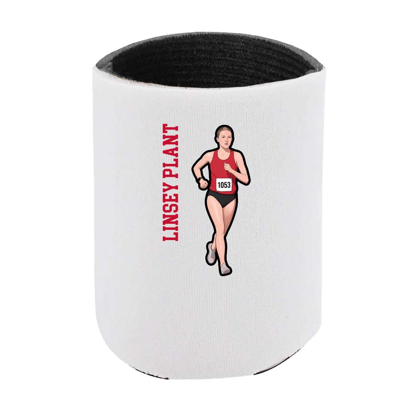 Can Holder — Name Vertical in White