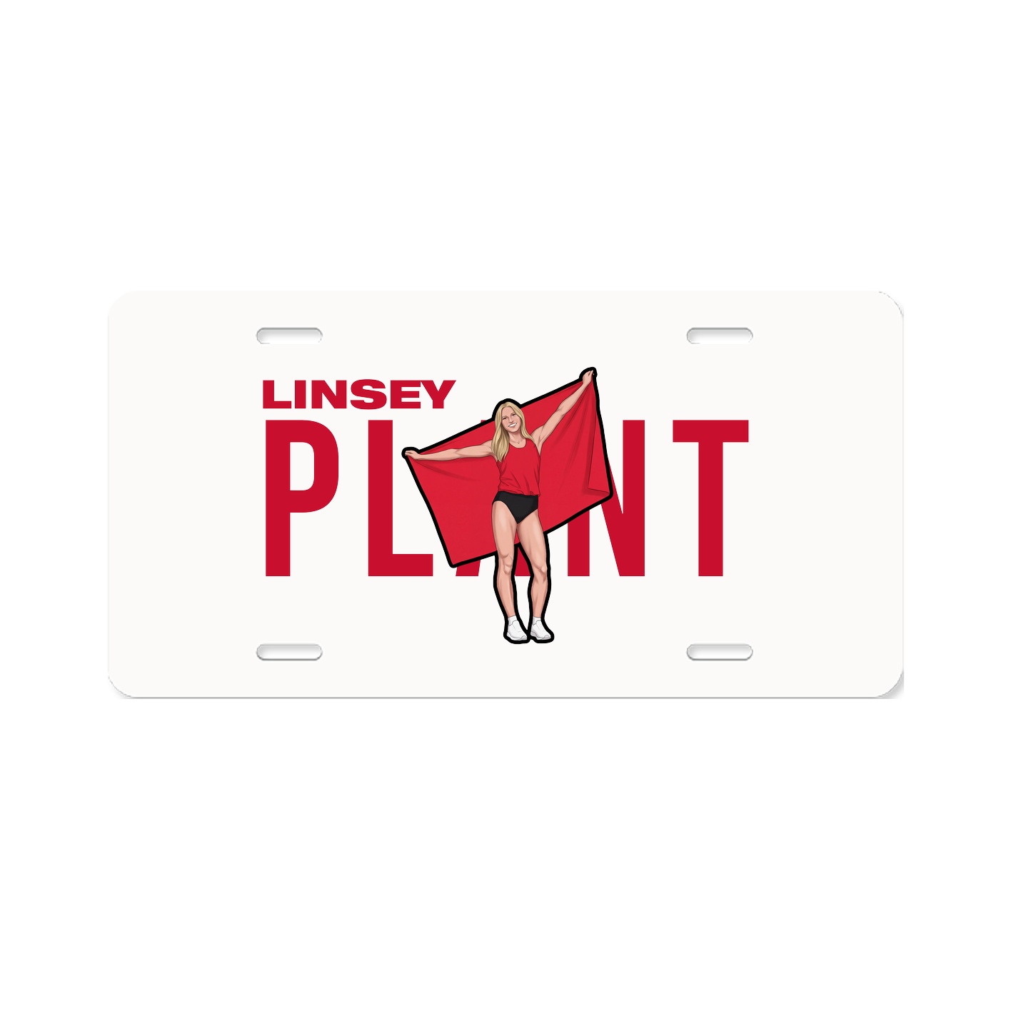 License Plate — Player Name in Classic