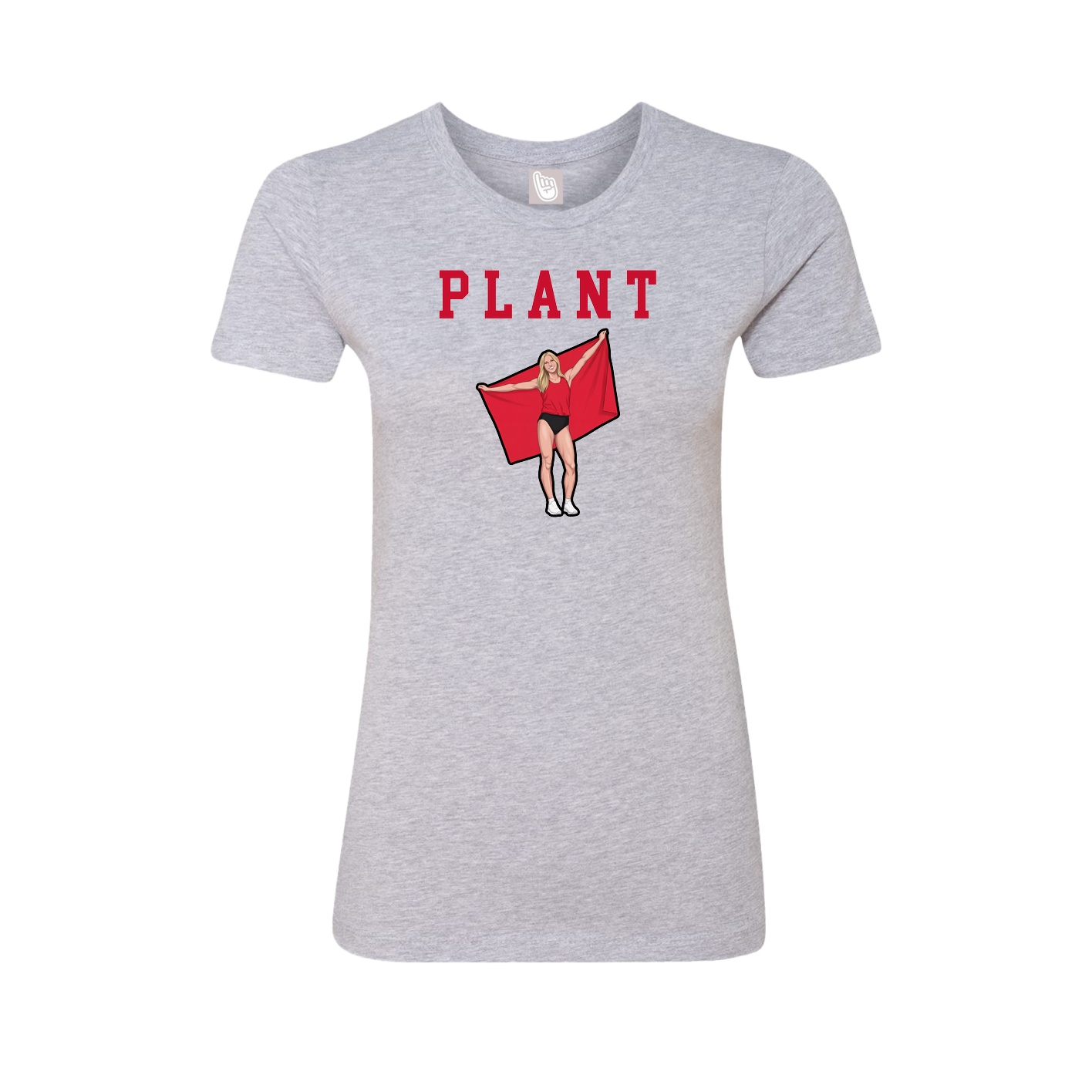 Fitted Women's Tee — Shirsey in Grey