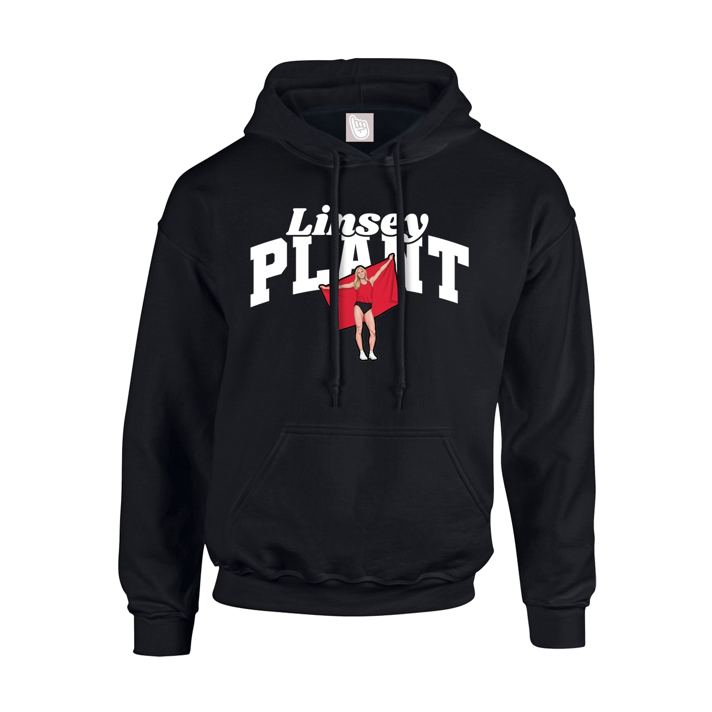 Hoodie — Signature Arch in Black