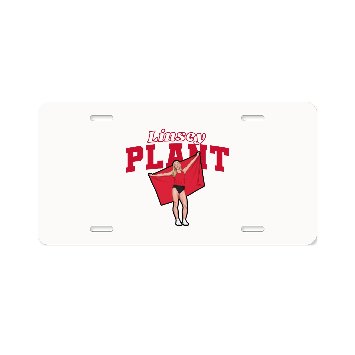 License Plate — Name Arch in Classic