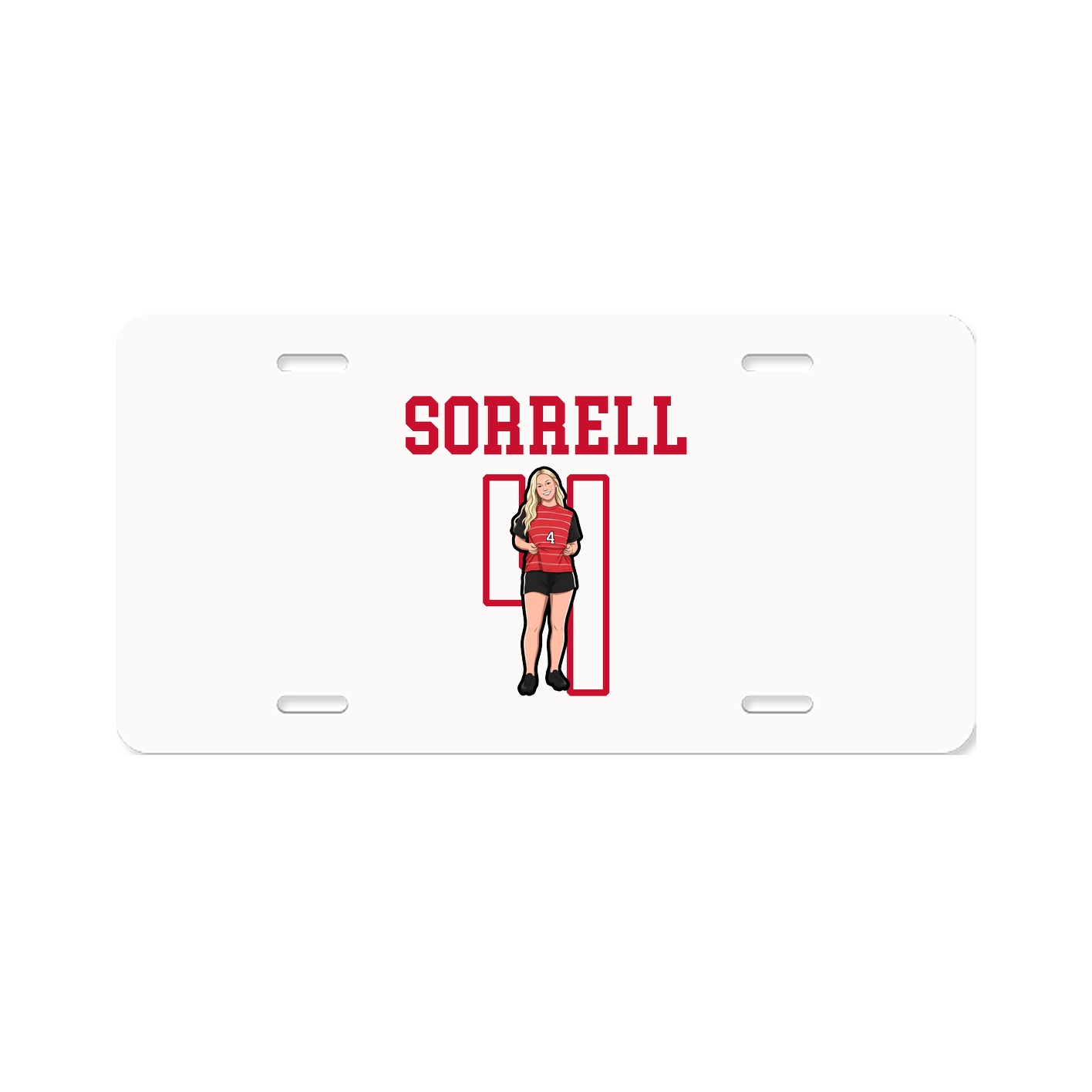 License Plate — Shirsey in Classic