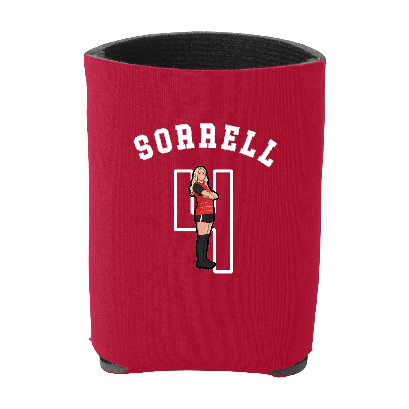 Can Holder — Shirsey Arch in Red