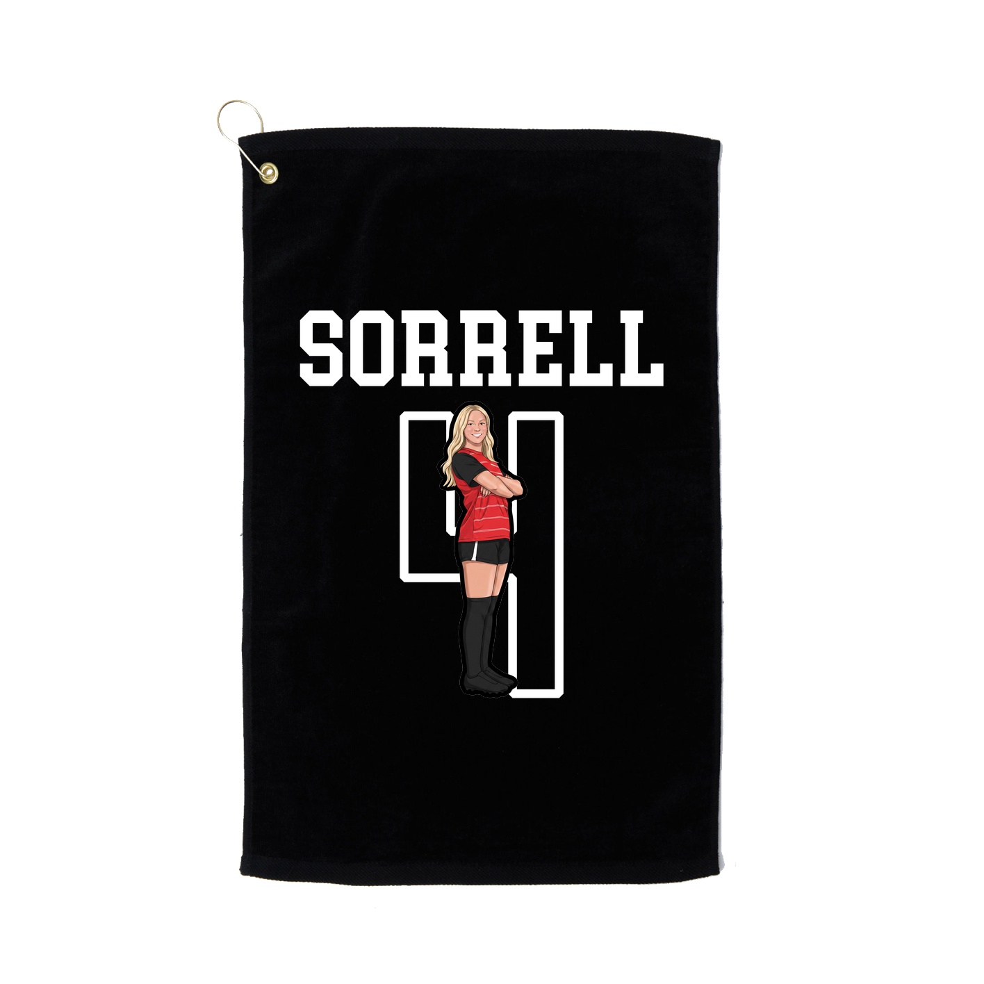 Golf Towel — Shirsey in Black