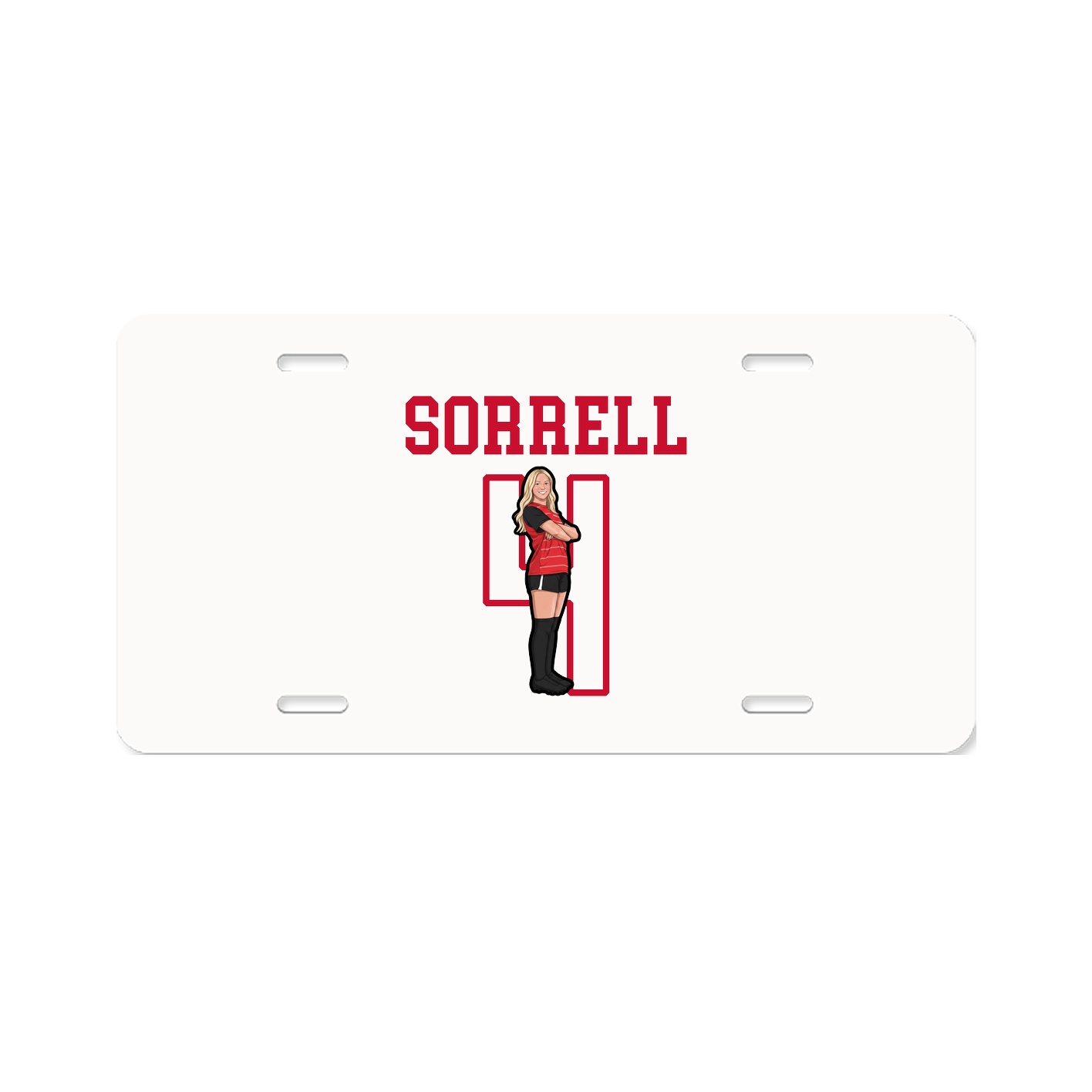 License Plate — Shirsey in Classic