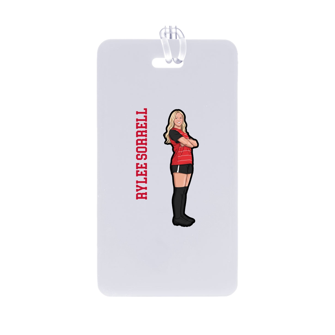 Bag Tag — Name Vertical in Classic
