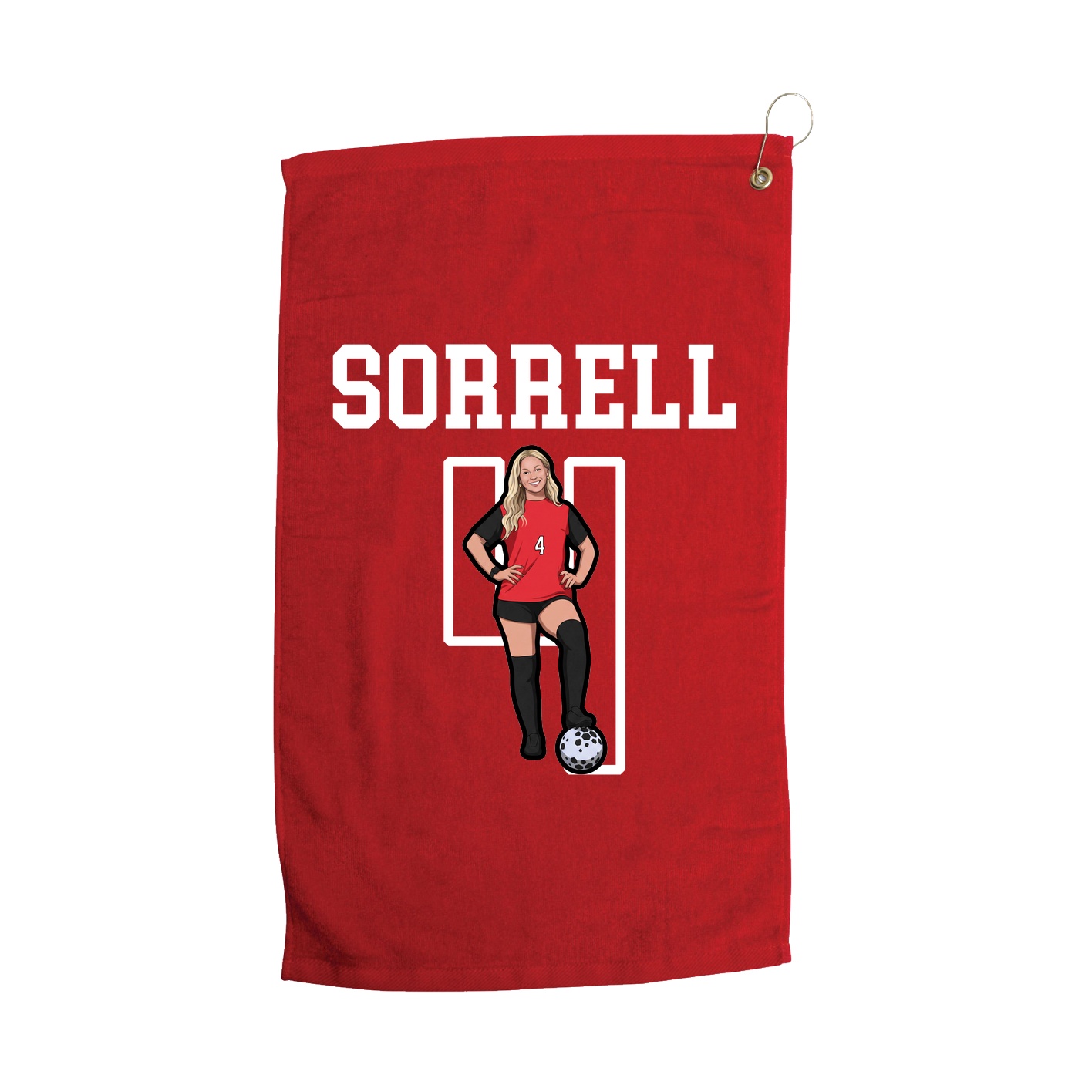 Golf Towel — Shirsey in Red