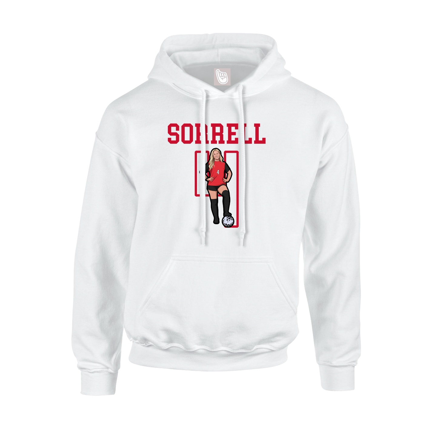 Youth Hoodie — Shirsey in White
