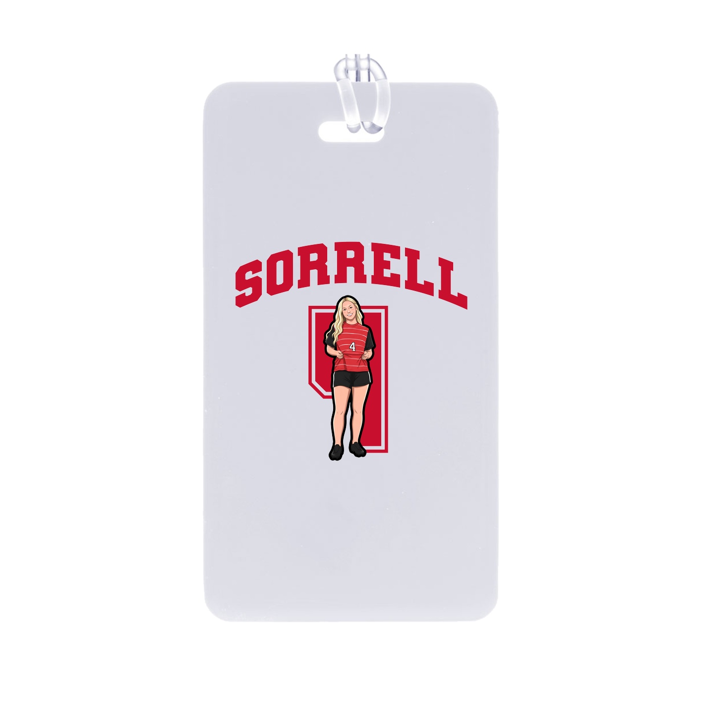 Bag Tag — Number in Classic