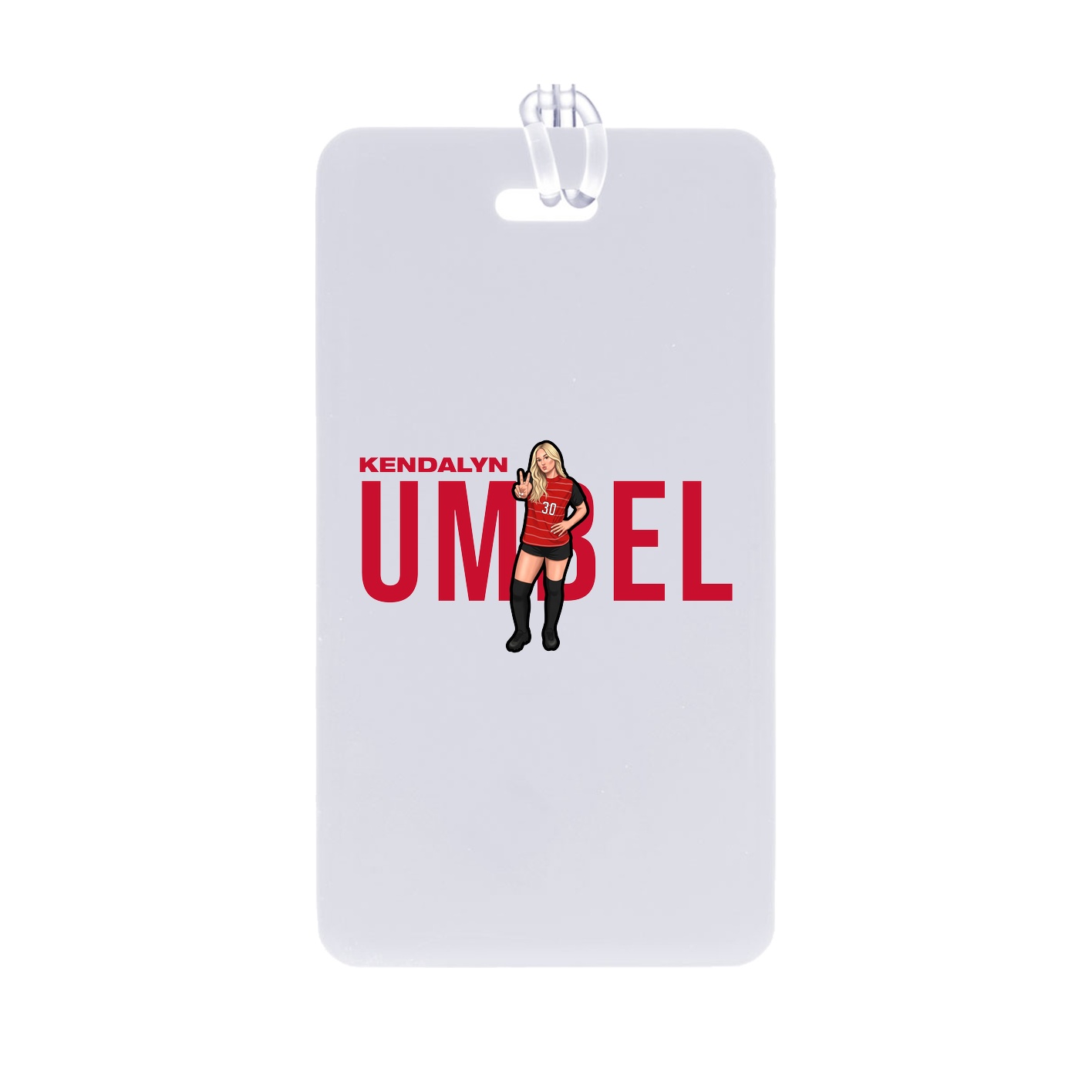 Bag Tag — Player Name in Classic