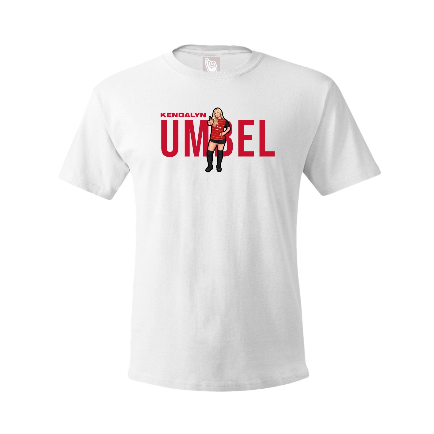 Youth Tee — Player Name in White