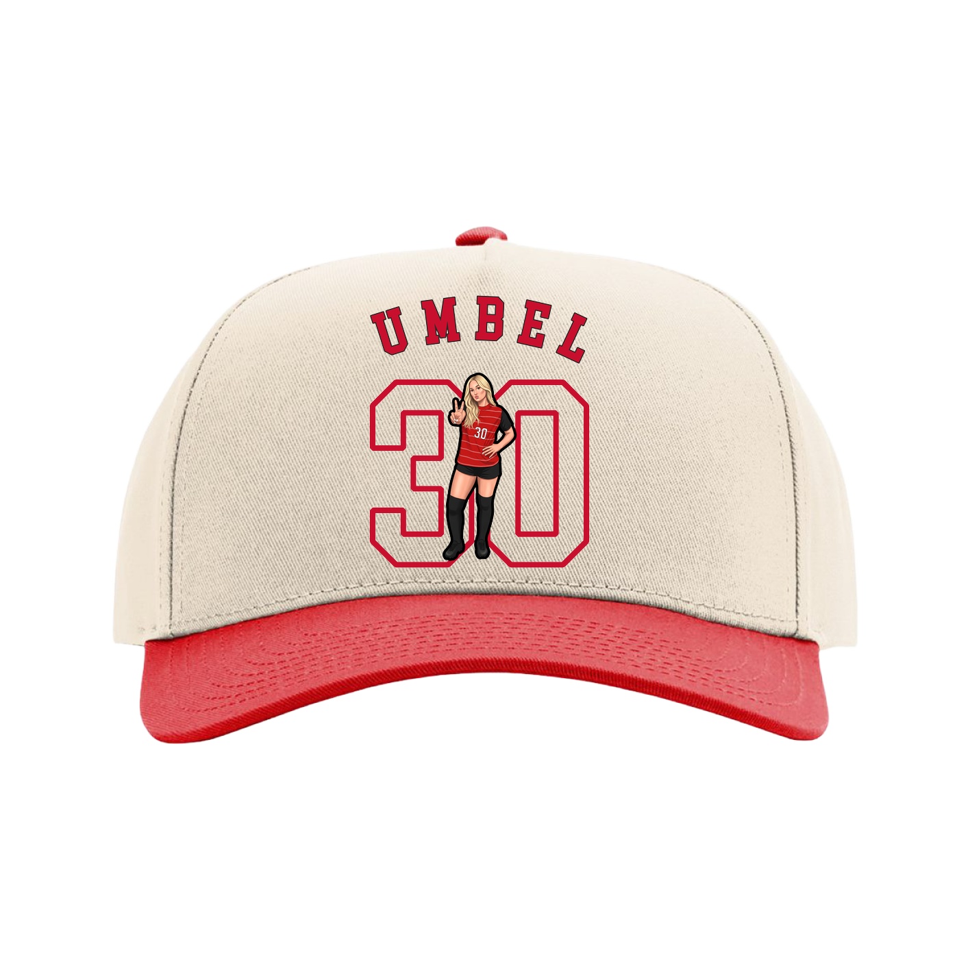 Full Fabric Five-Panel Champ Cap