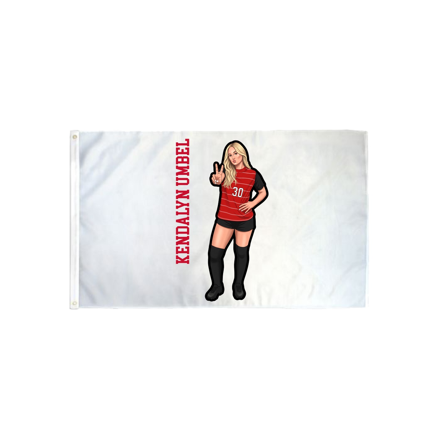 3x5 Flag — Name Vertical in Classic