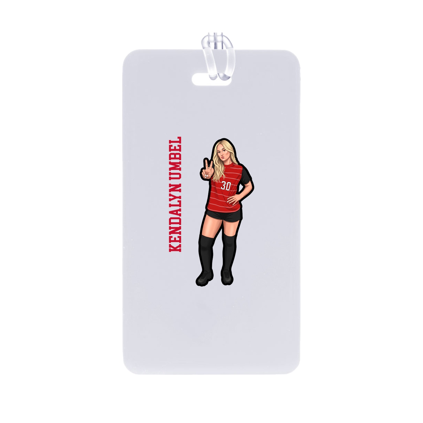 Bag Tag — Name Vertical in Classic