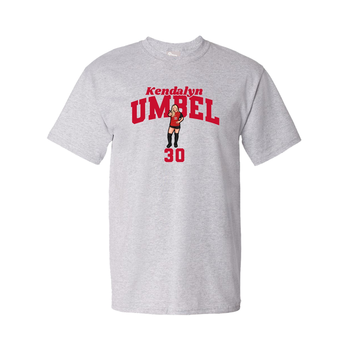 Youth Tee — Signature Arch in Grey
