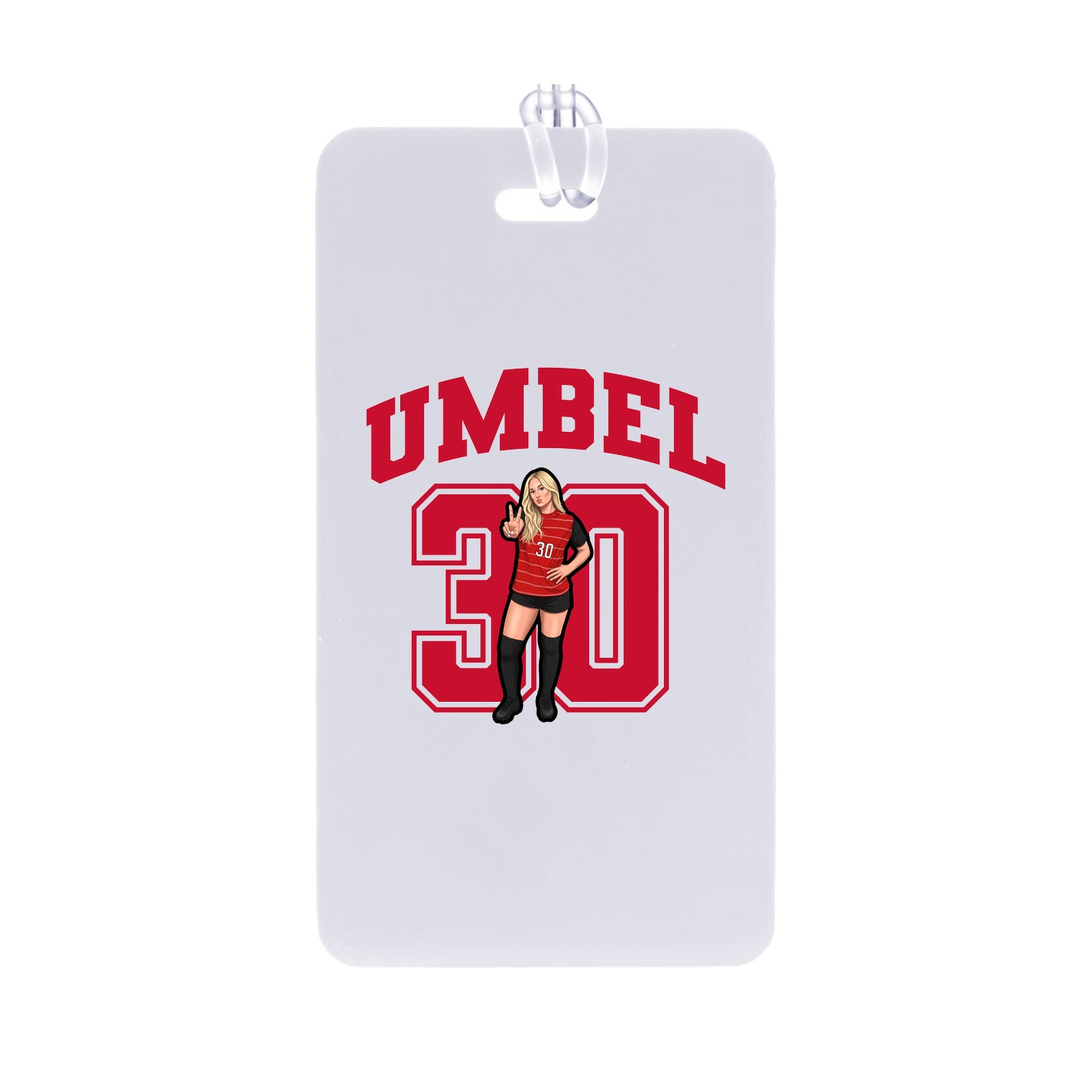 Bag Tag — Number in Classic