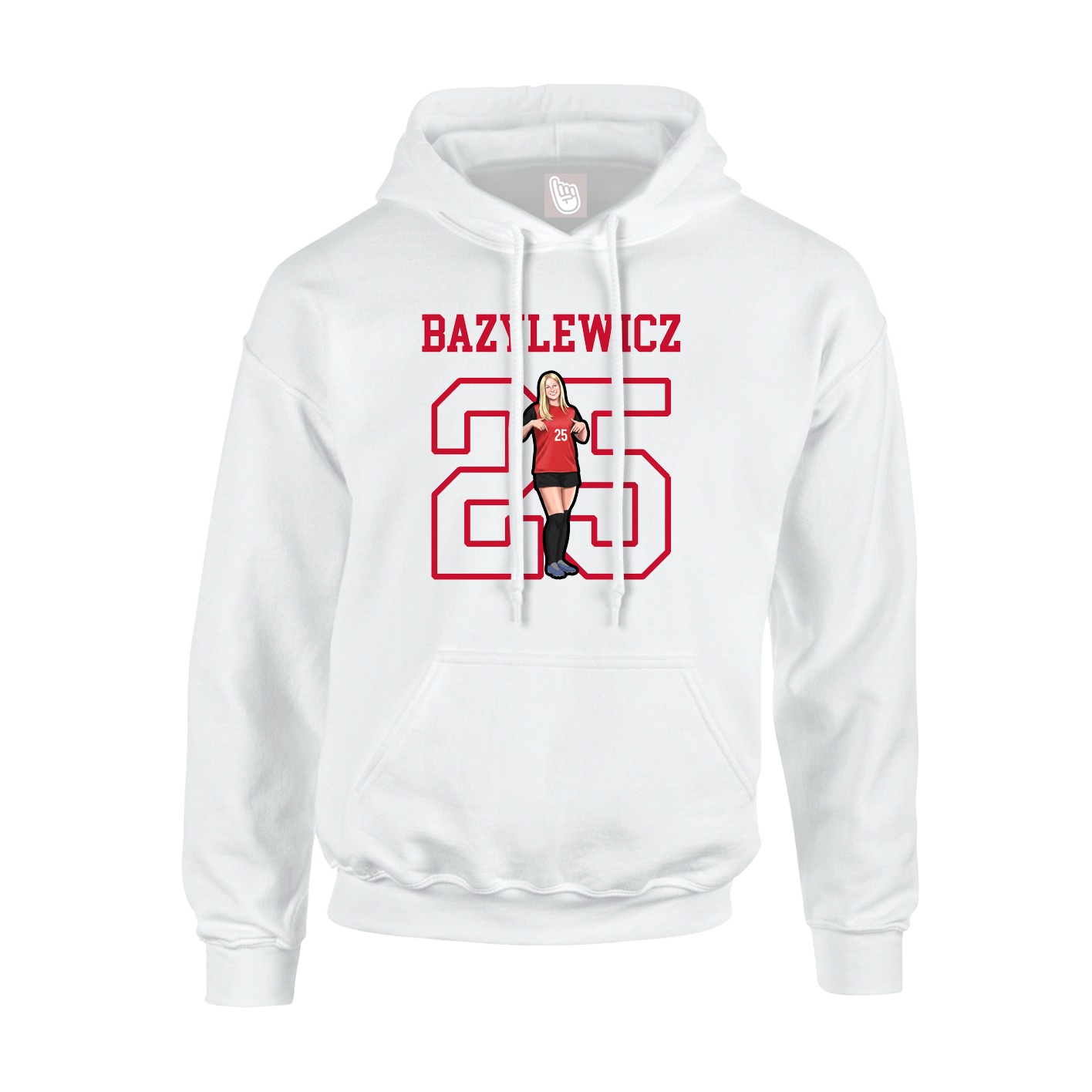 Youth Hoodie — Shirsey in White