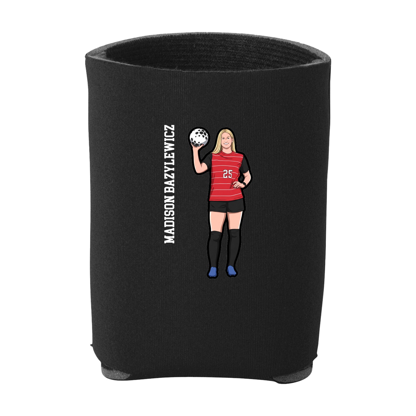 Can Holder — Name Vertical in Black