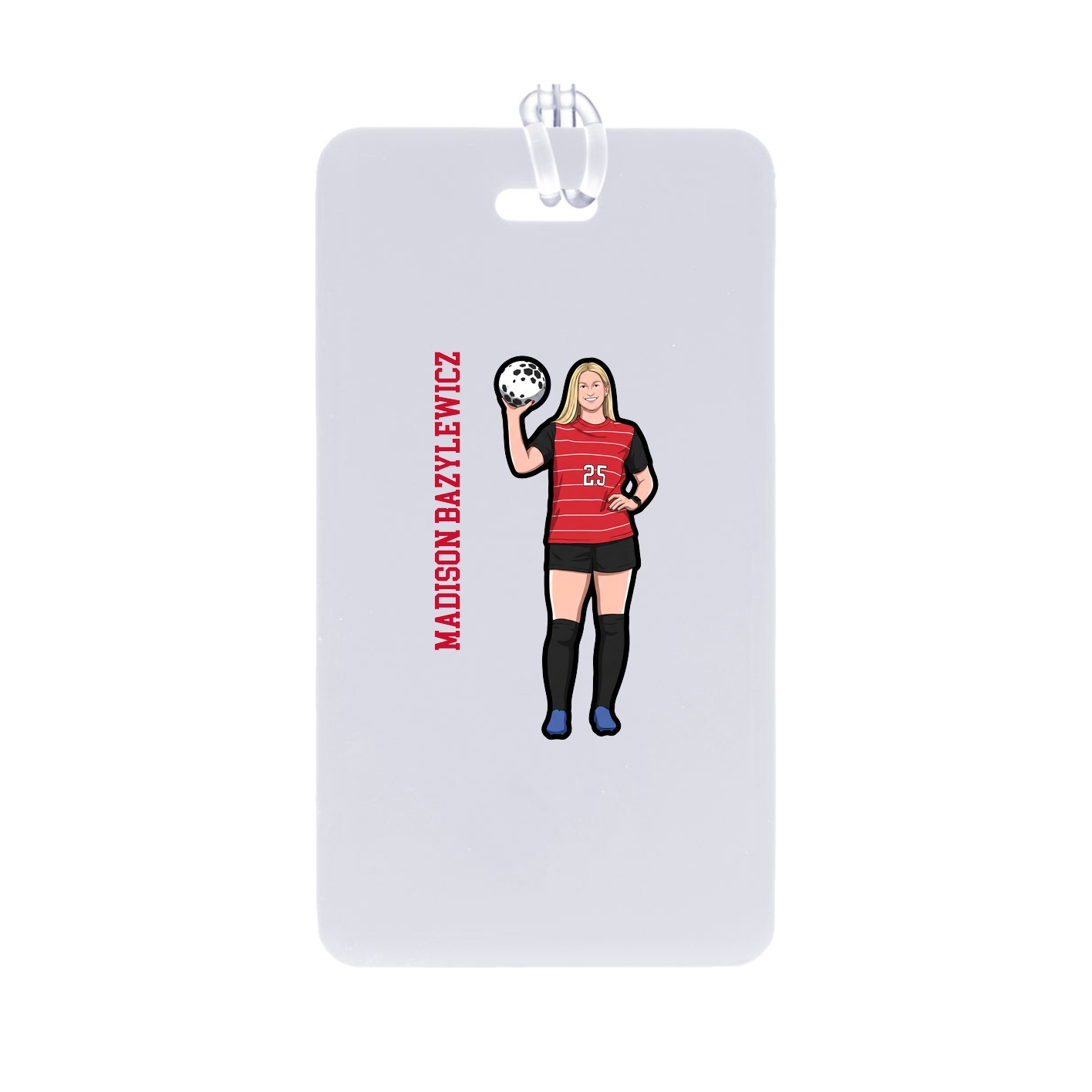 Bag Tag — Name Vertical in Classic