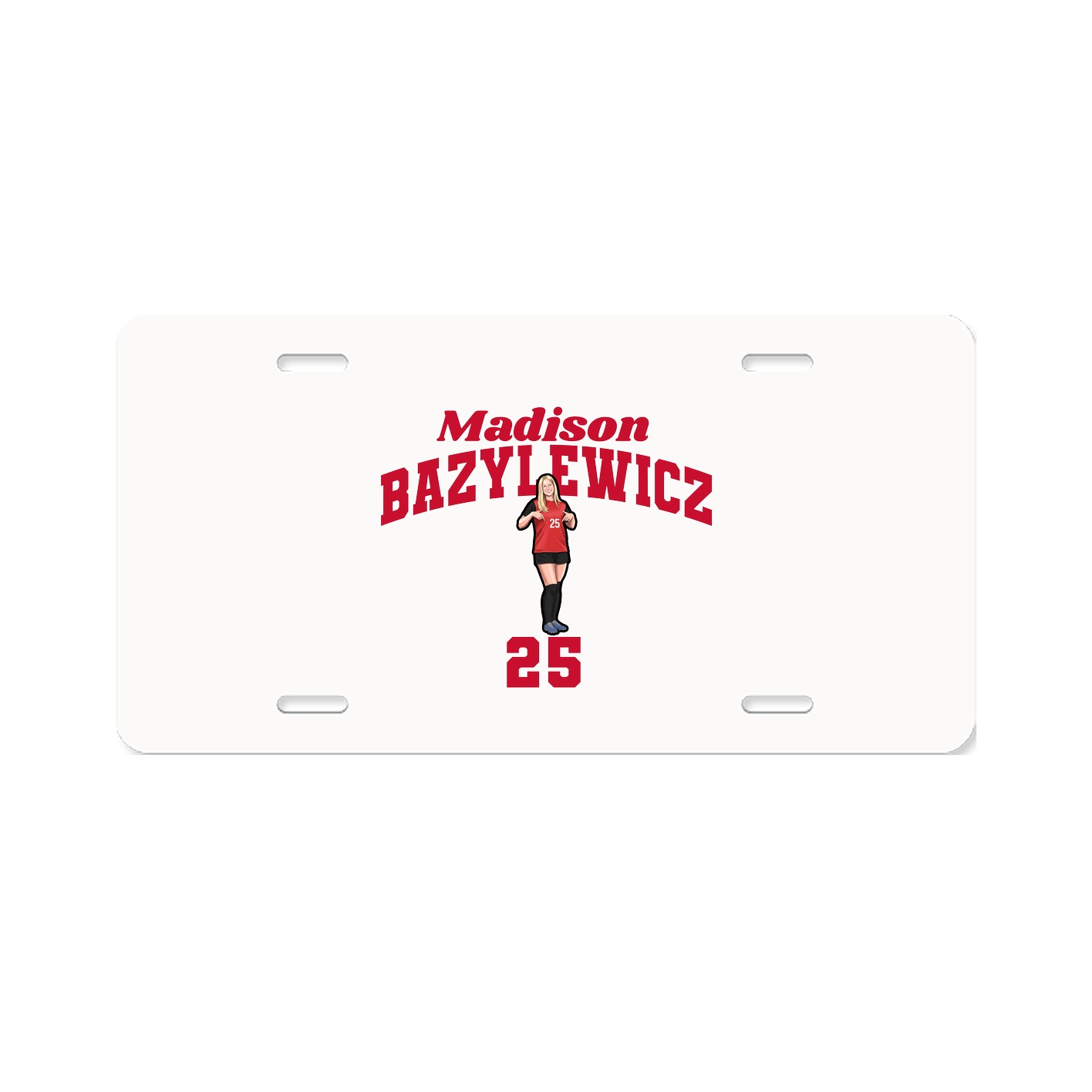 License Plate — Signature Arch in Classic