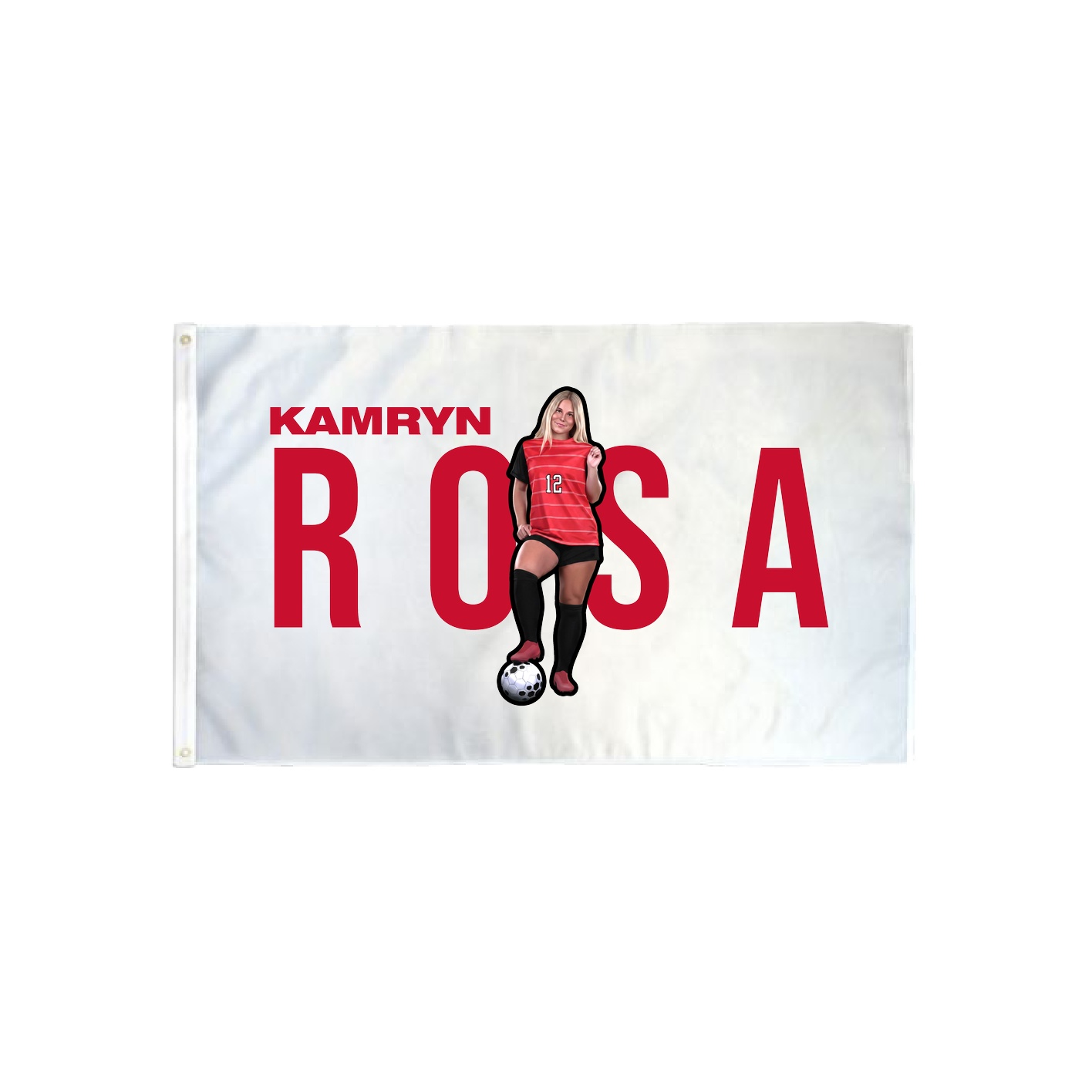 3x5 Flag — Player Name in Classic