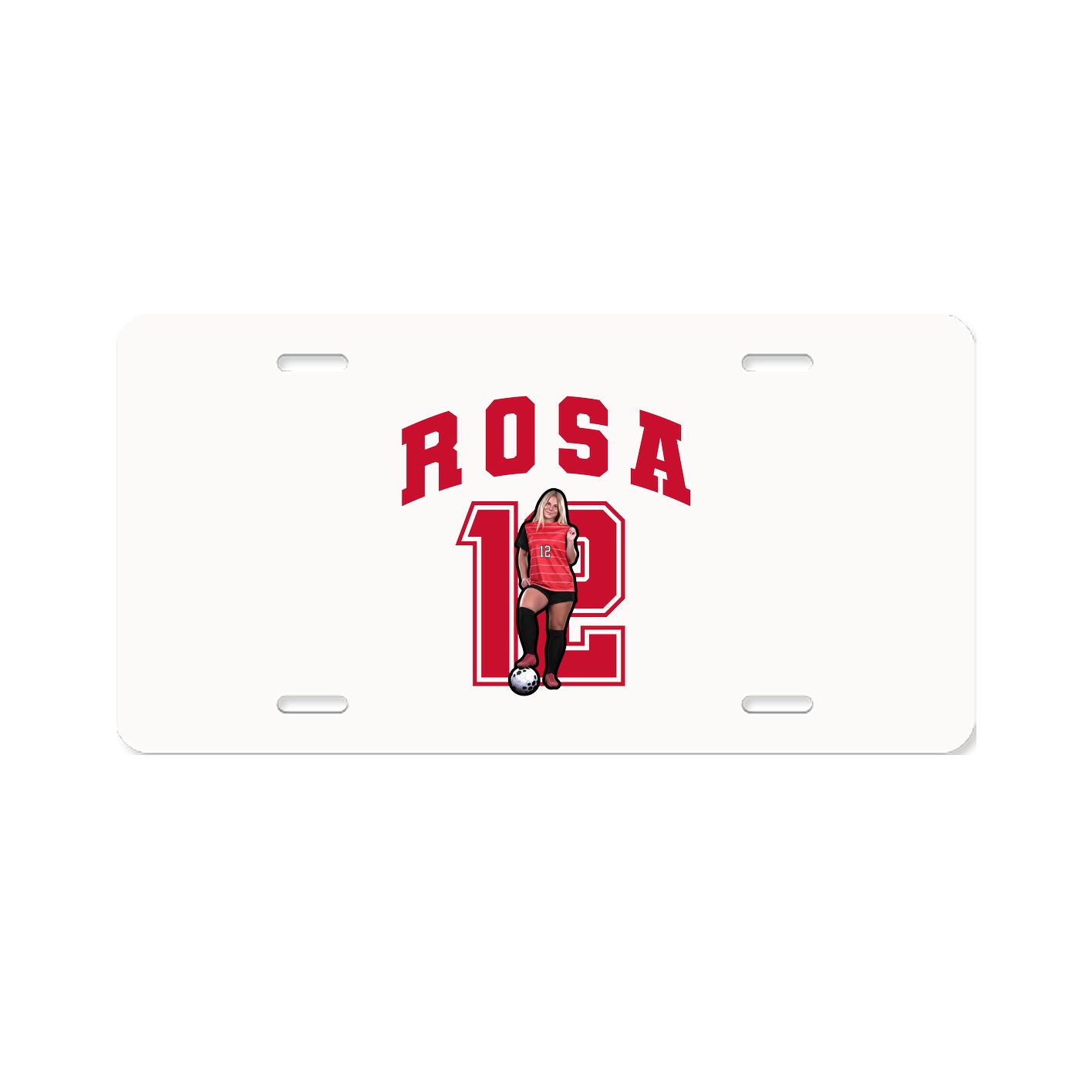 License Plate — Number in Classic