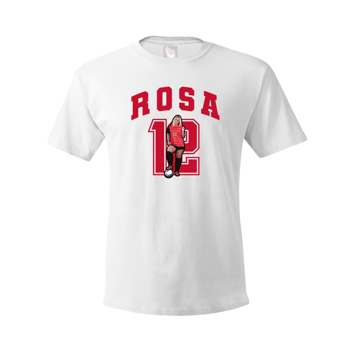 Tee — Number in White