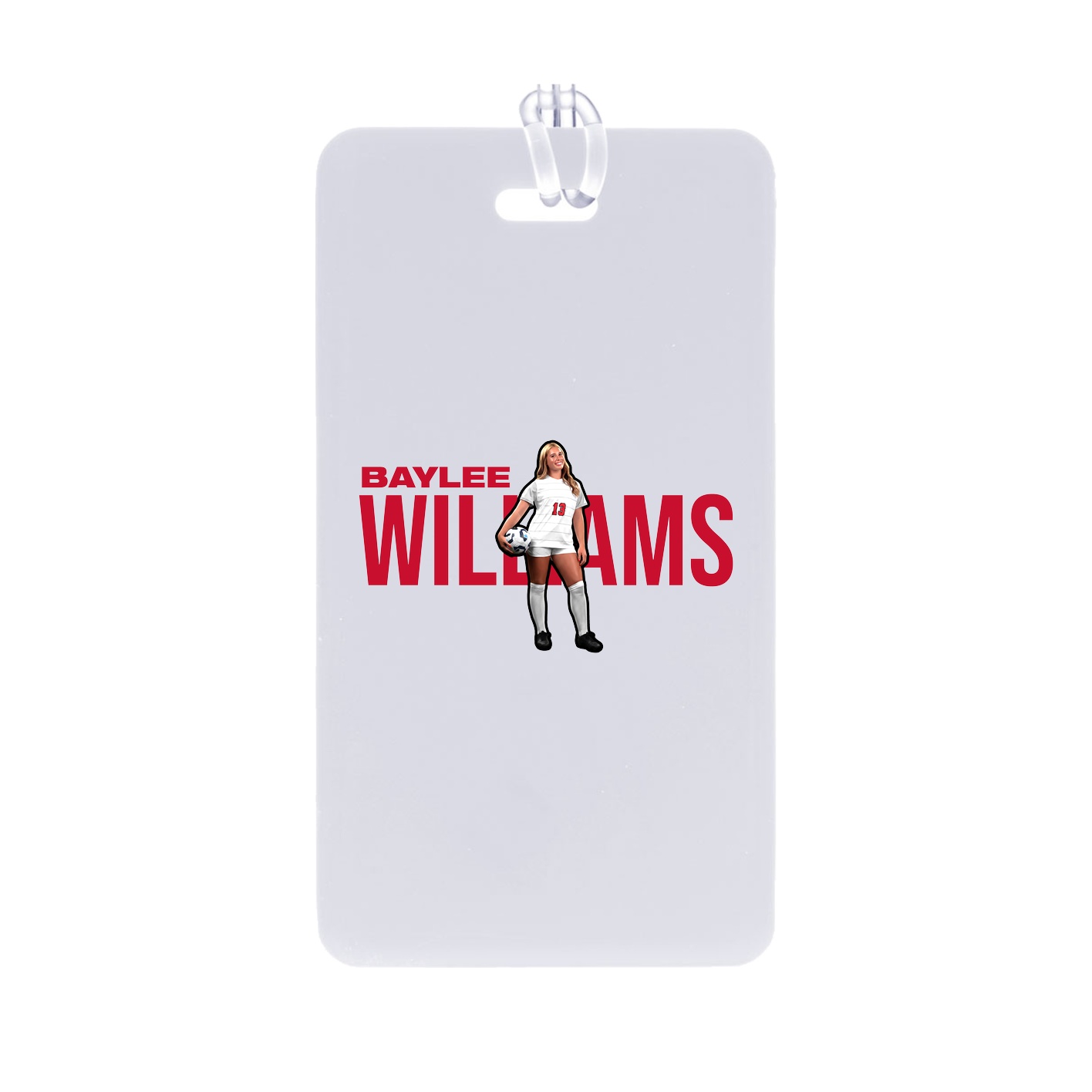 Bag Tag — Player Name in Classic